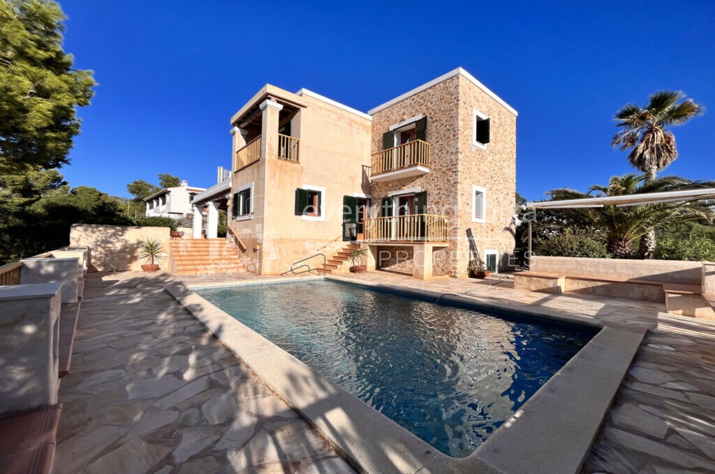 SOLD – Villa with Tourist License Enjoying Fantastic Sea and Sunset Views in Cala Vadella — Villa