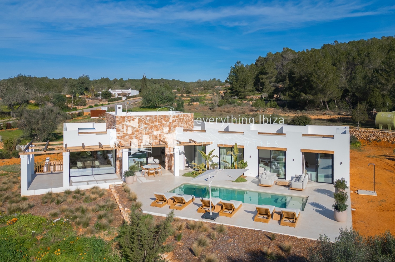 Magnificent New Villa Close to Santa Gertrudis with a Plot of 23.000m2, Ref1722, for sale in Ibiza by everything ibiza Properties