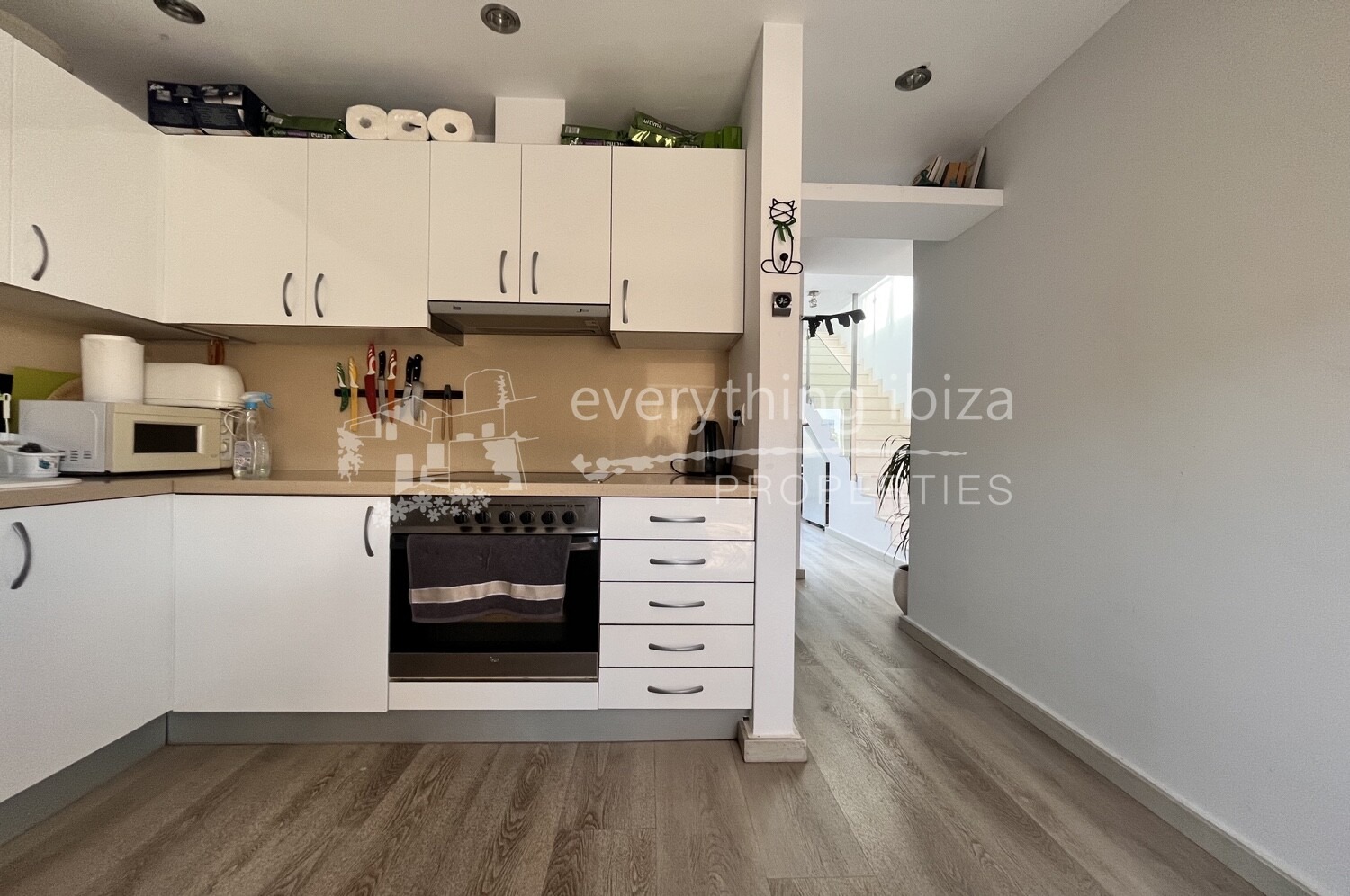 Contemporary Townhouse with Pool Close to the Sea & Local Amenities, ref.1743, for sale in Ibiza by everything ibiza Properties