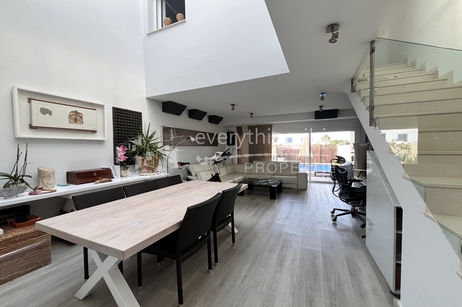 Contemporary Townhouse with Pool Close to the Sea & Local Amenities, ref.1743, for sale in Ibiza by everything ibiza Properties
