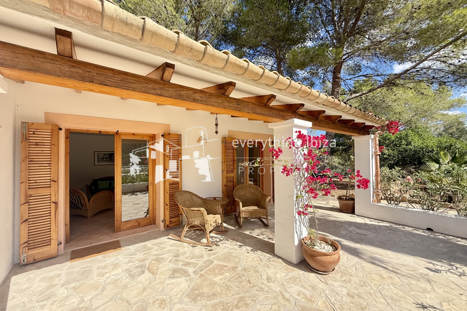 Mediterranean Style Villa on a Large Country Plot Oozing Charm and Character in Ibiza