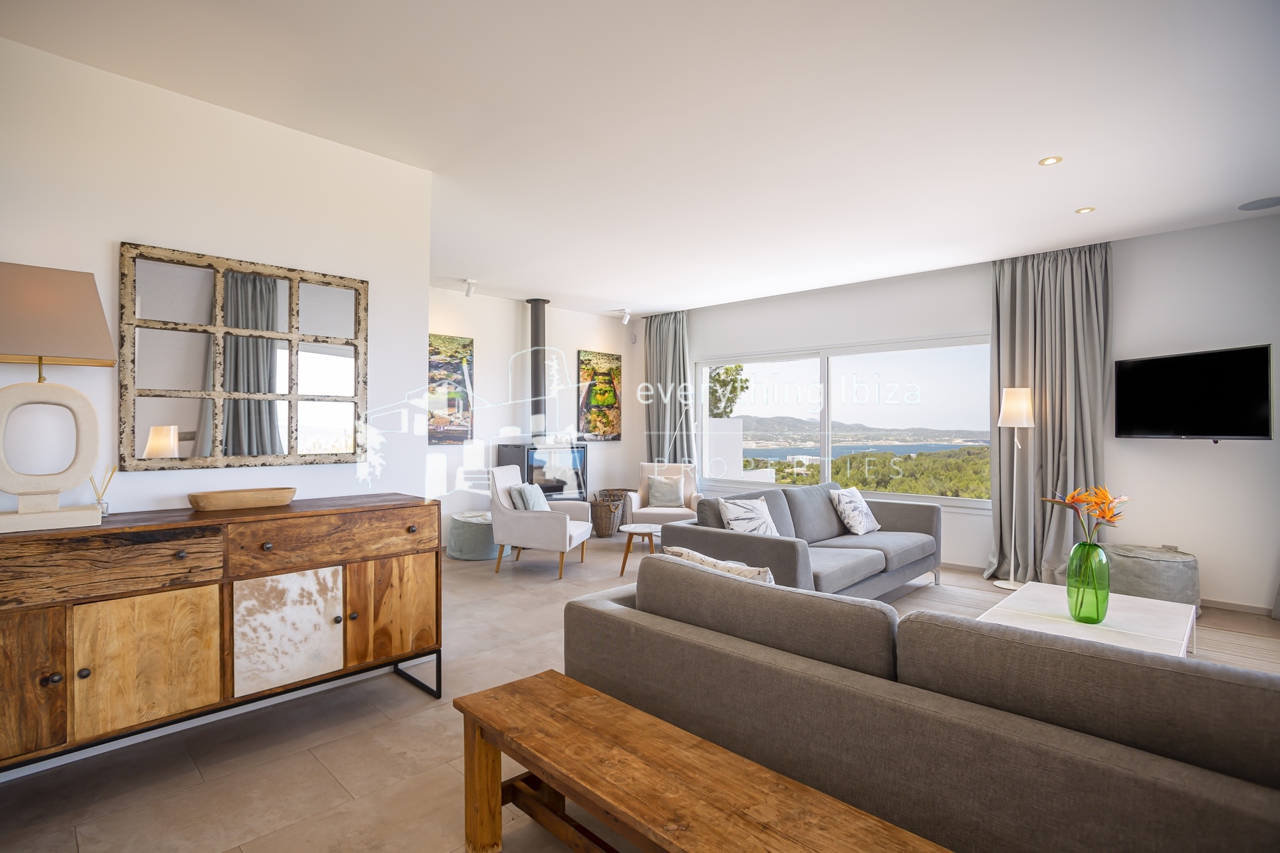 Magnificent Modern Villa in Cala Salada with Tourist License and Stunning Sea & Sunset Views by everything ibiza Properties - ref. 1825