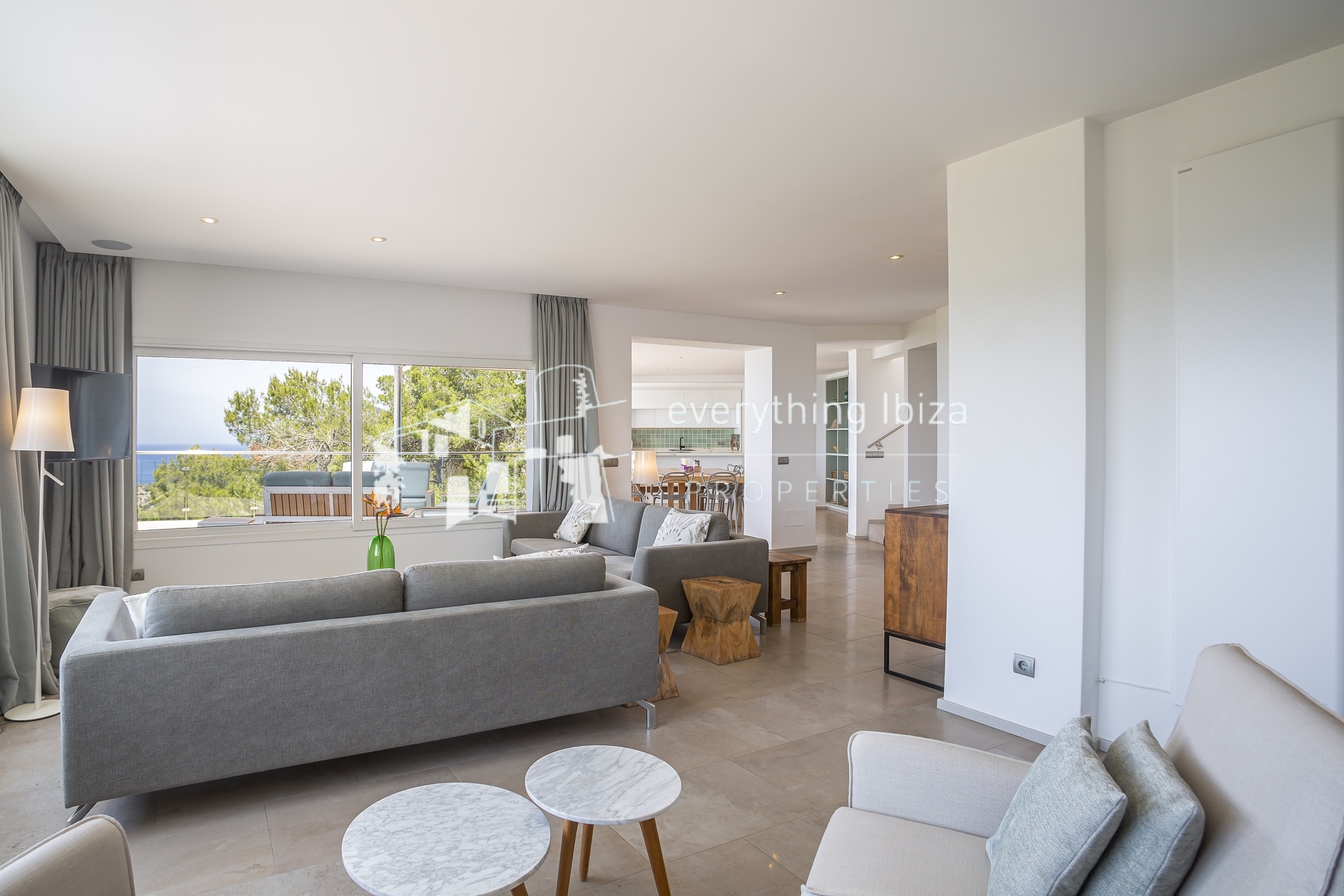 Magnificent Modern Villa in Cala Salada with Tourist License and Stunning Sea & Sunset Views by everything ibiza Properties - ref. 1825