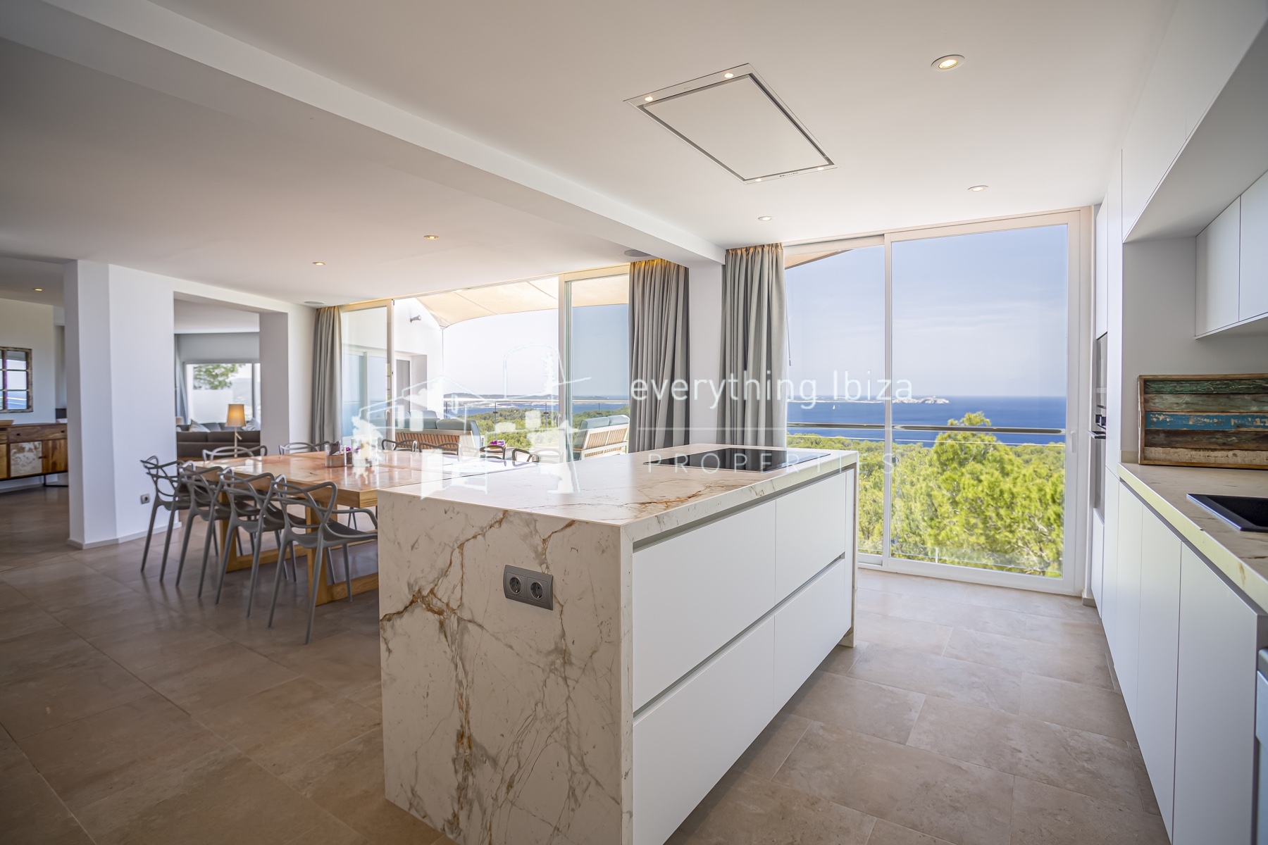 Magnificent Modern Villa in Cala Salada with Tourist License and Stunning Sea & Sunset Views by everything ibiza Properties - ref. 1825