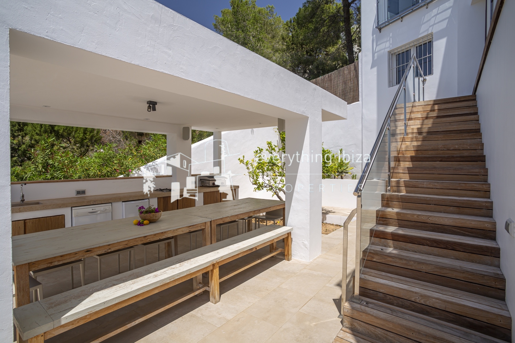 Magnificent Modern Villa in Cala Salada with Tourist License and Stunning Sea & Sunset Views by everything ibiza Properties - ref. 1825
