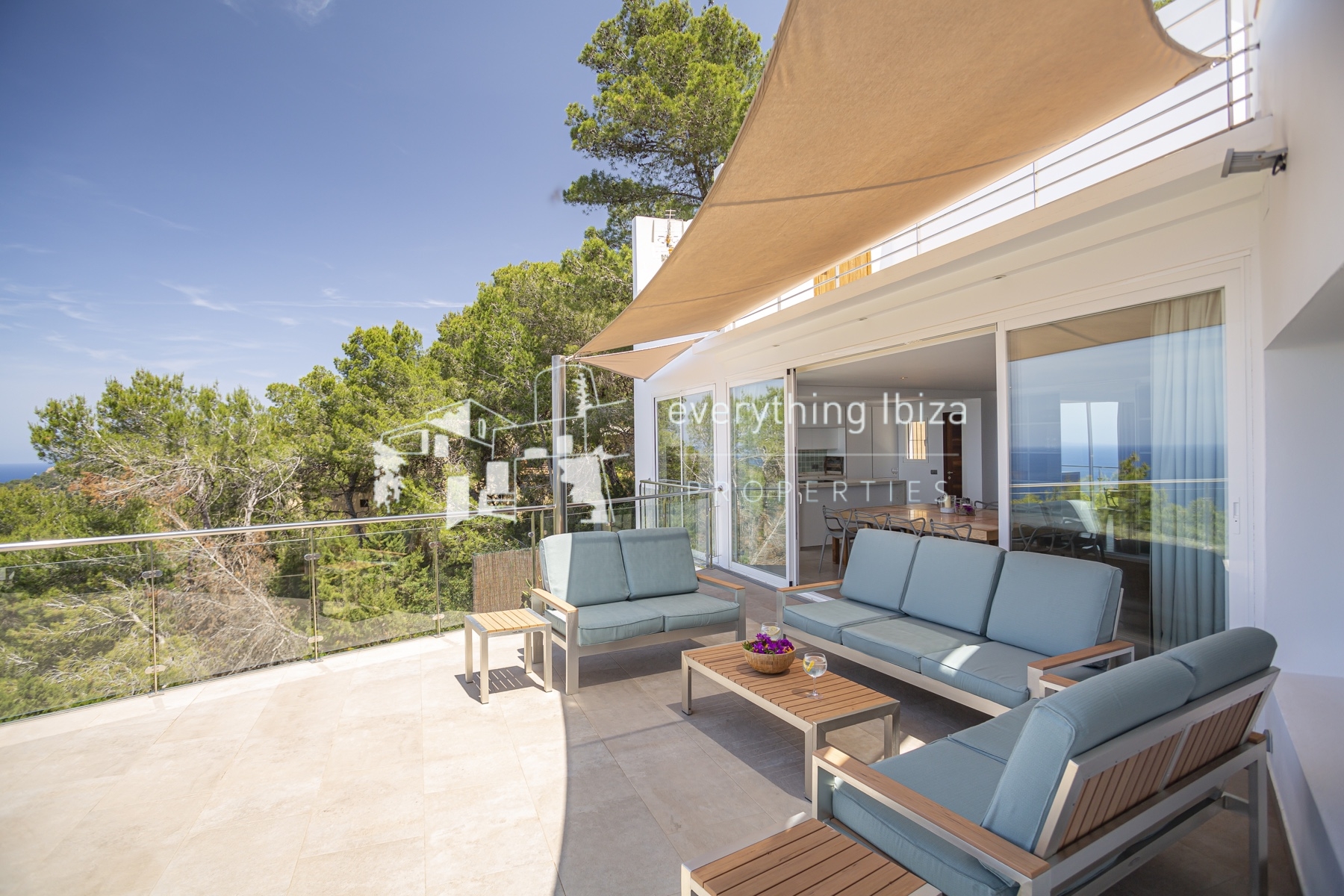 Magnificent Modern Villa in Cala Salada with Tourist License and Stunning Sea & Sunset Views by everything ibiza Properties - ref. 1825