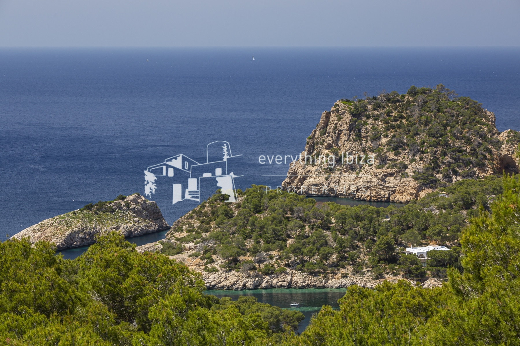 Magnificent Modern Villa in Cala Salada with Tourist License and Stunning Sea & Sunset Views by everything ibiza Properties - ref. 1825