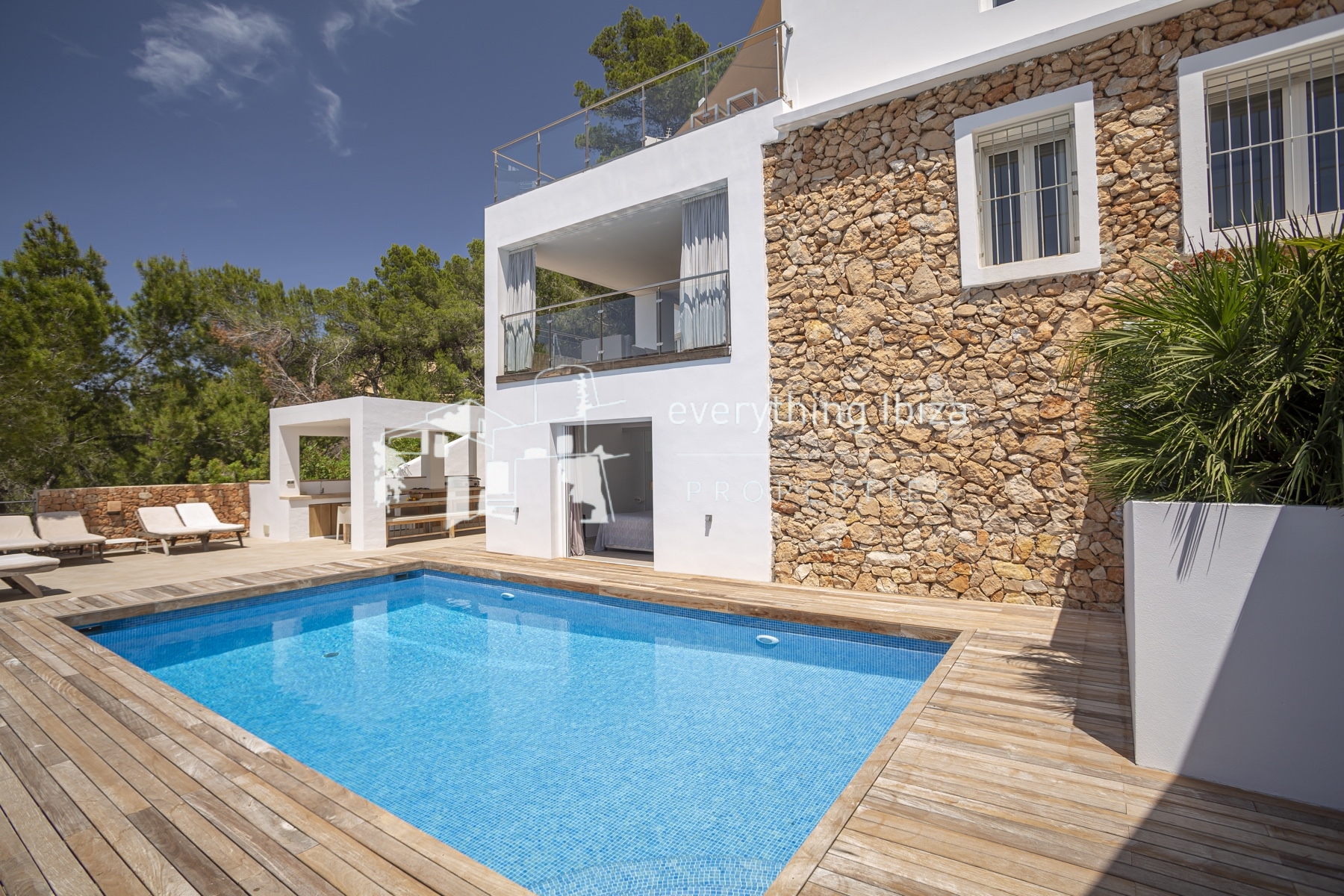Magnificent Modern Villa in Cala Salada with Tourist License and Stunning Sea & Sunset Views by everything ibiza Properties - ref. 1825