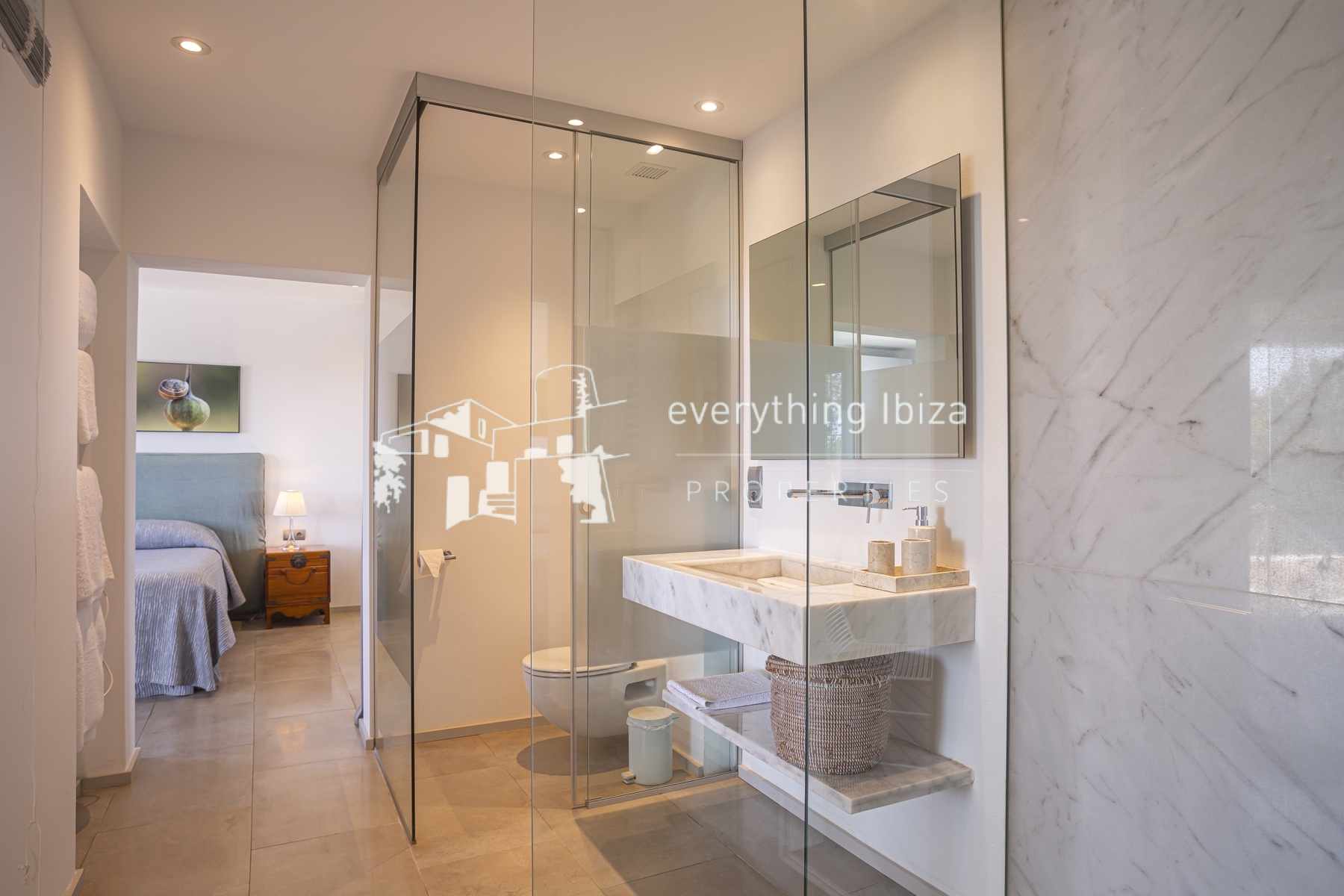 Magnificent Modern Villa in Cala Salada with Tourist License and Stunning Sea & Sunset Views by everything ibiza Properties - ref. 1825