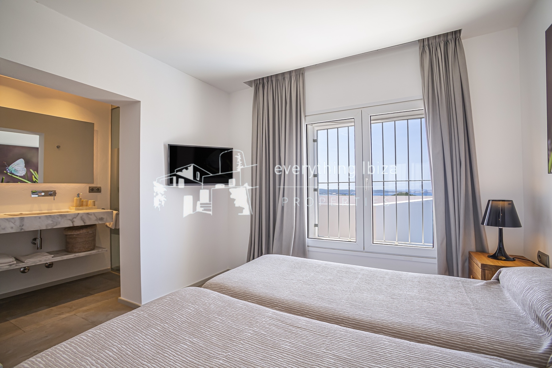 Magnificent Modern Villa in Cala Salada with Tourist License and Stunning Sea & Sunset Views by everything ibiza Properties - ref. 1825