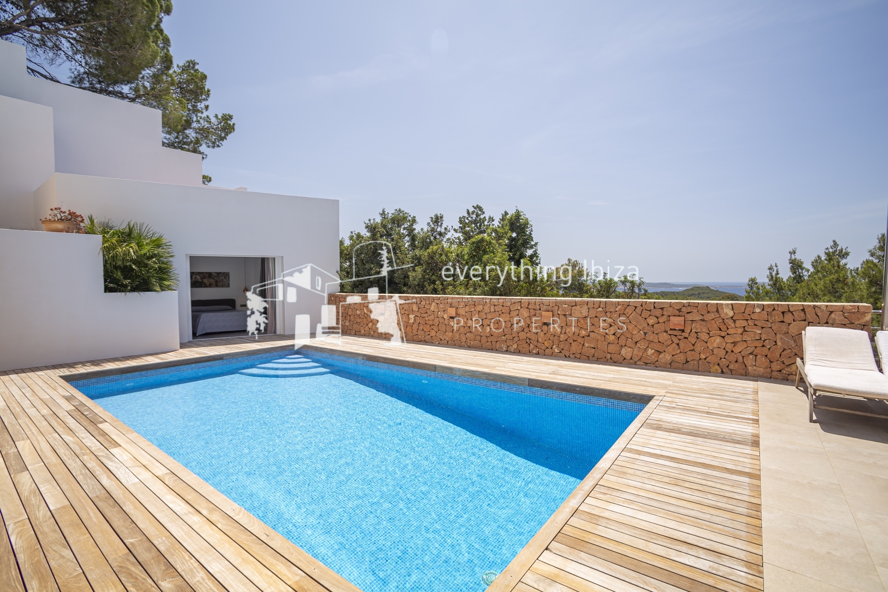 Magnificent Modern Villa in Cala Salada with Tourist License and Stunning Sea & Sunset Views by everything ibiza Properties - ref. 1825