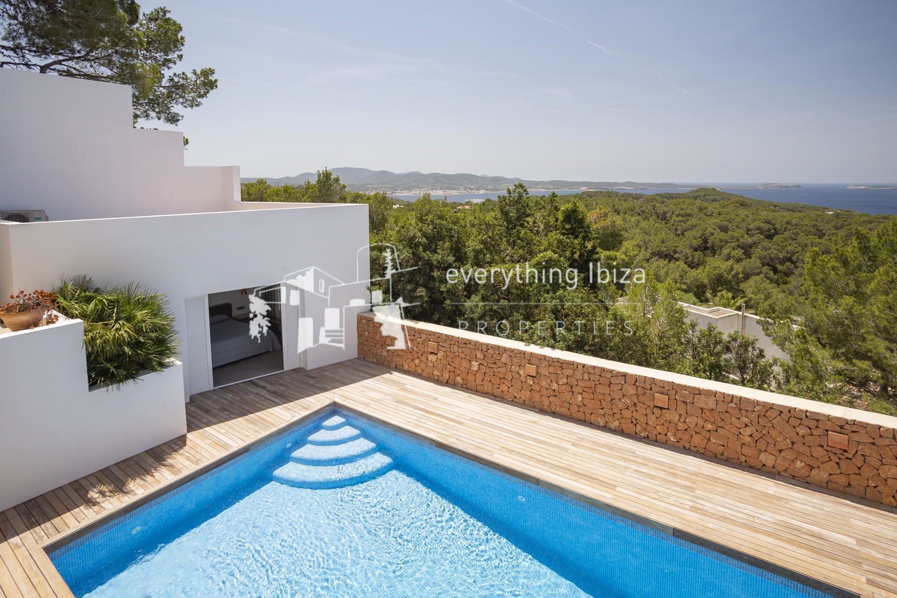 Magnificent Modern Villa in Cala Salada with Tourist License and Stunning Sea & Sunset Views by everything ibiza Properties - ref. 1825