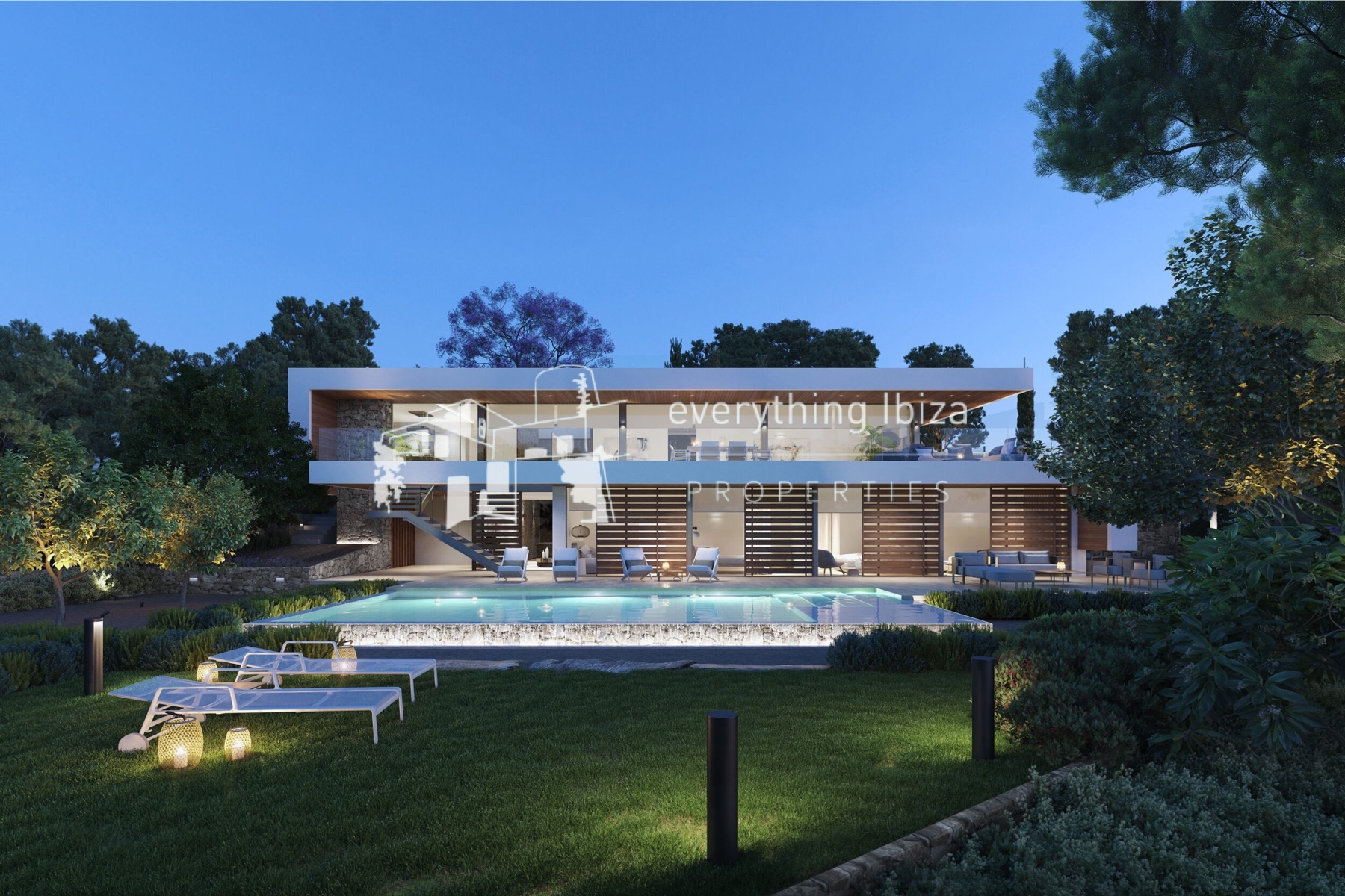 New Built Cosmopolitan Villa of Sustainable Quality & Design Close to Jesus Village by everything ibiza Properties - ref. 1836 N22