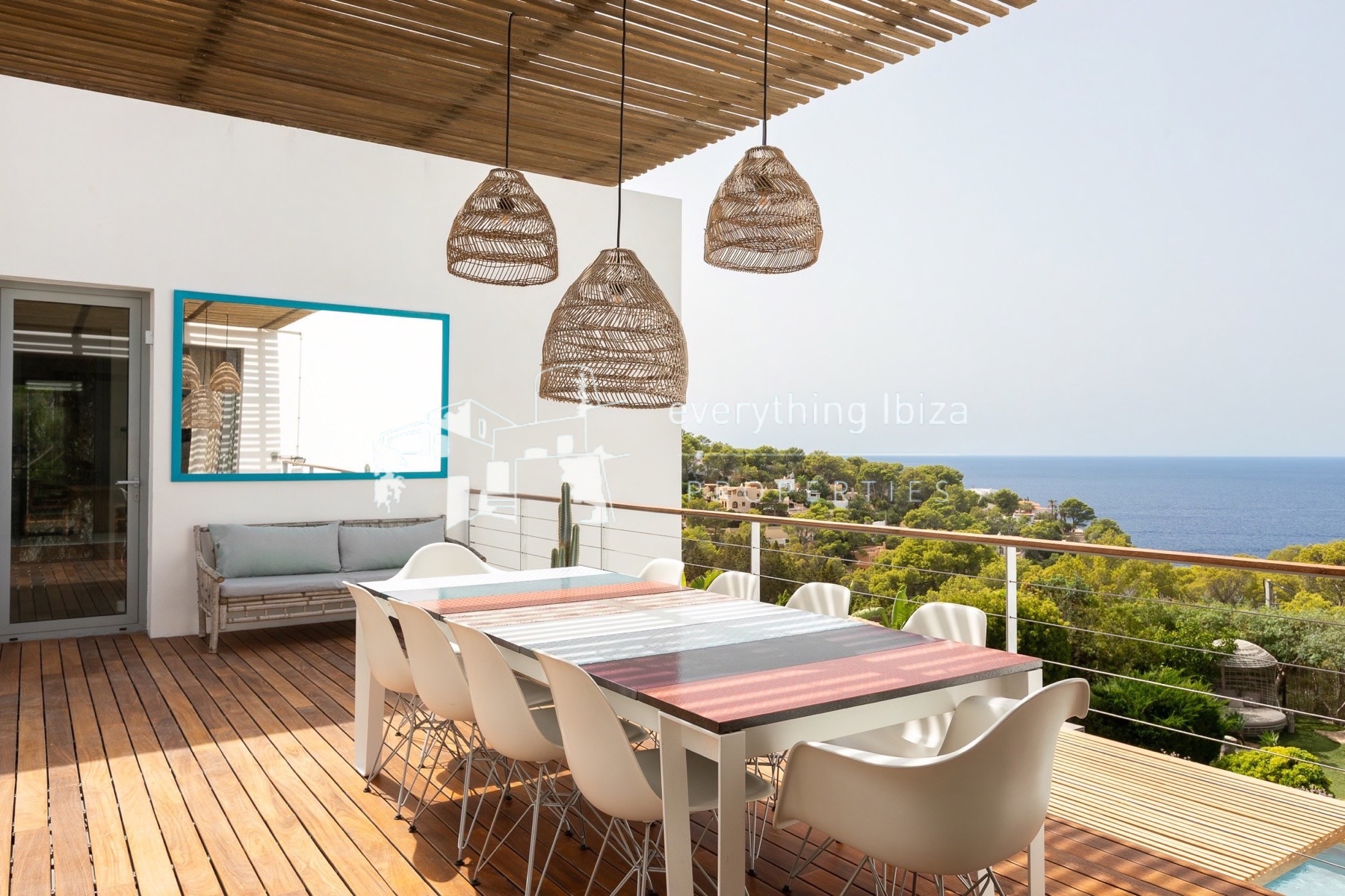 Exquisite Modern Villa Close to the Beach with Panoramic Views and Tourist License in Ibiza