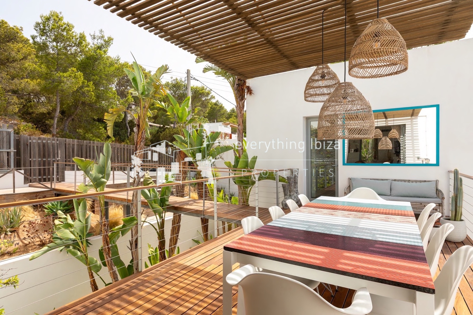 Exquisite Modern Villa Close to the Beach with Panoramic Views and Tourist License in Ibiza