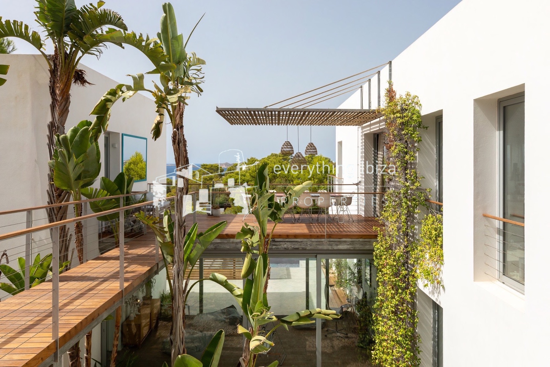 Exquisite Modern Villa Close to the Beach with Panoramic Views and Tourist License in Ibiza