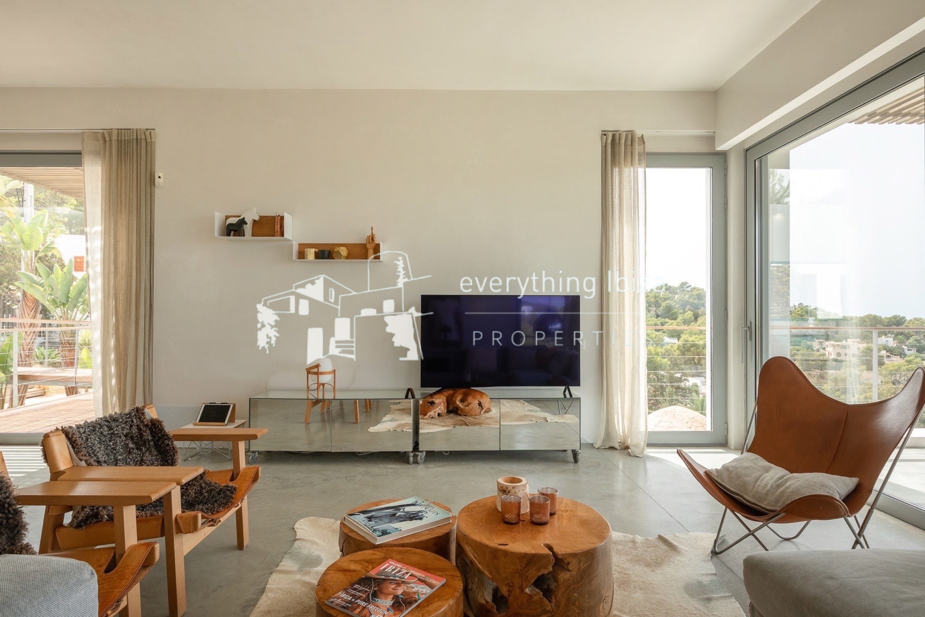 Exquisite Modern Villa Close to the Beach with Panoramic Views and Tourist License in Ibiza