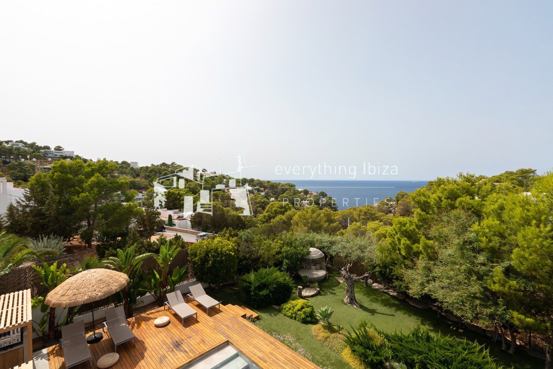Exquisite Modern Villa Close to the Beach with Panoramic Views and Tourist License in Ibiza