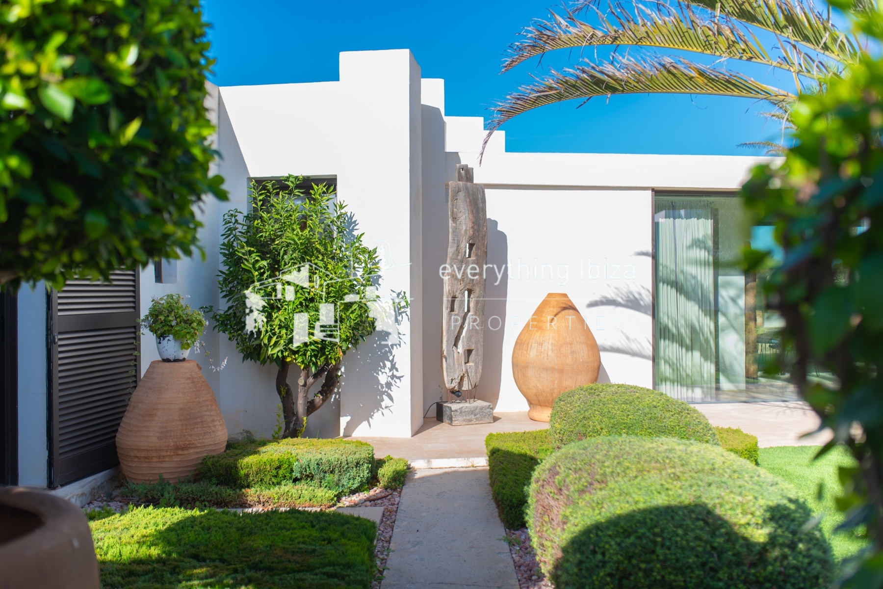 Contemporary elegance meets coastal luxury in this stunning sea-view villa with pool in Ibiza