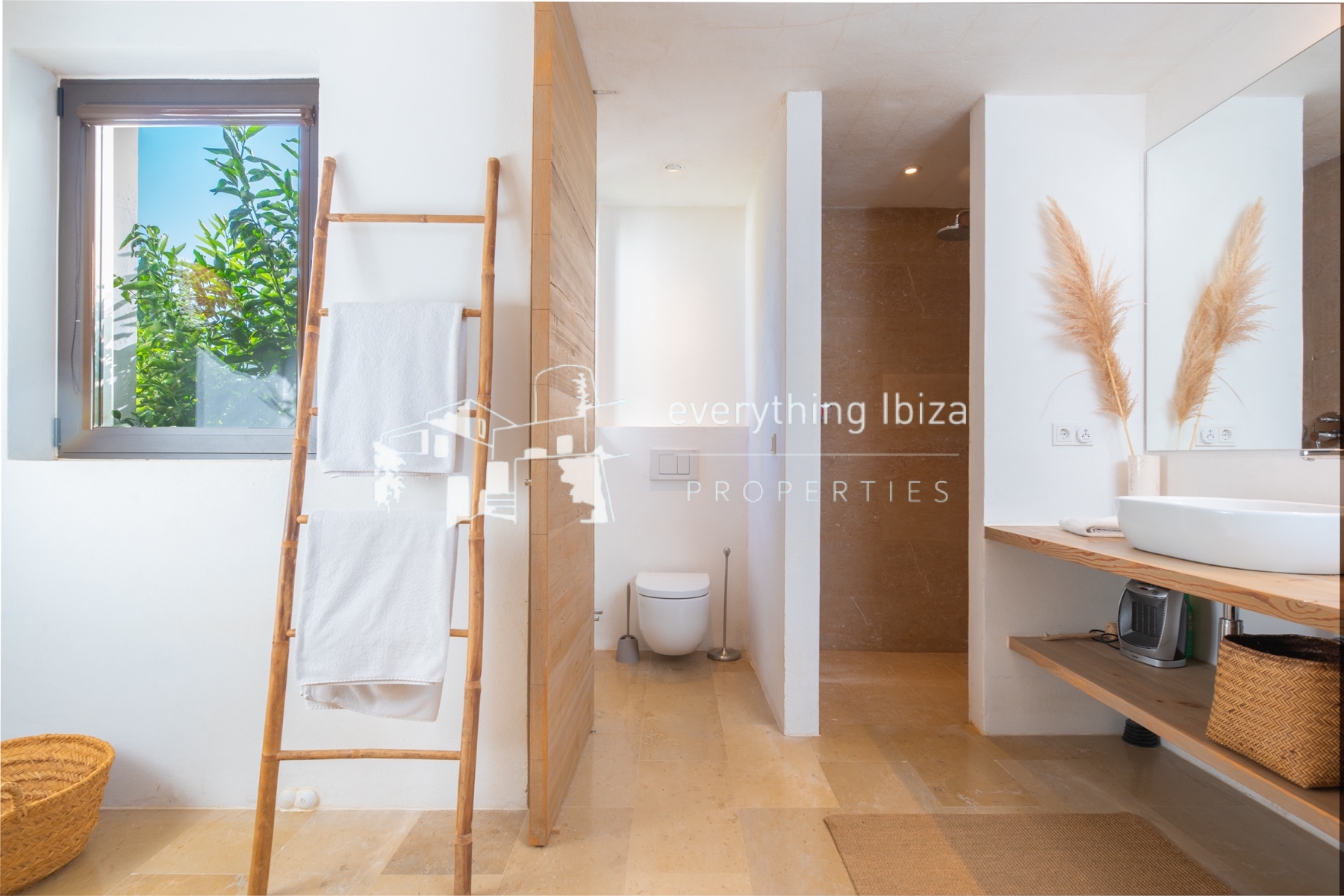 Contemporary elegance meets coastal luxury in this stunning sea-view villa with pool in Ibiza