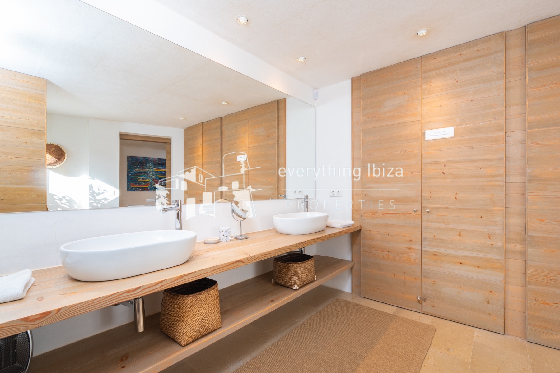 Contemporary elegance meets coastal luxury in this stunning sea-view villa with pool in Ibiza