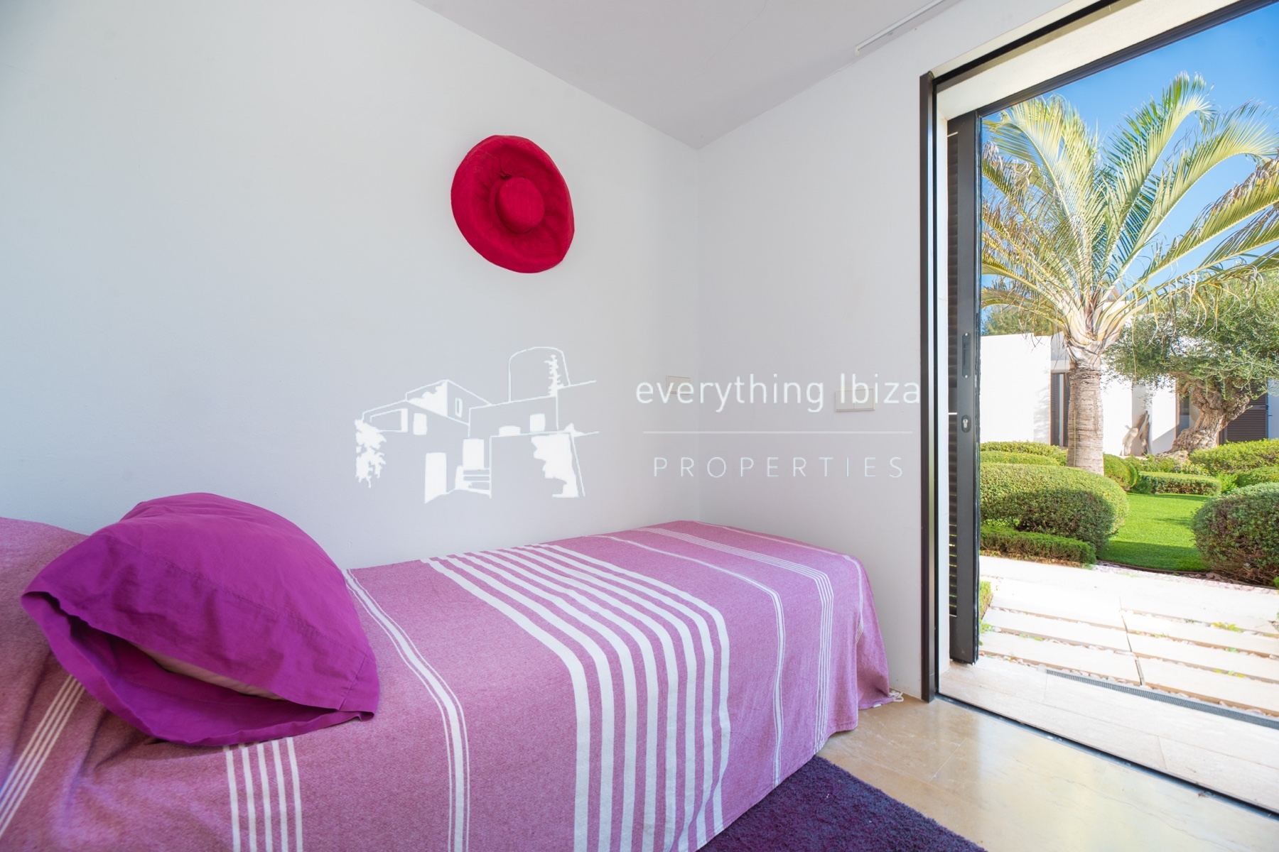 Contemporary elegance meets coastal luxury in this stunning sea-view villa with pool in Ibiza