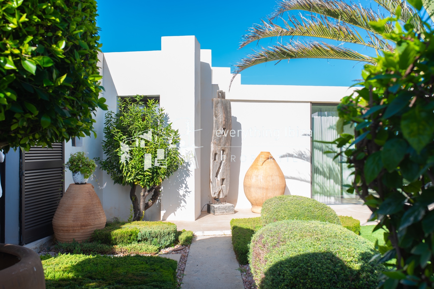 Contemporary elegance meets coastal luxury in this stunning sea-view villa with pool in Ibiza