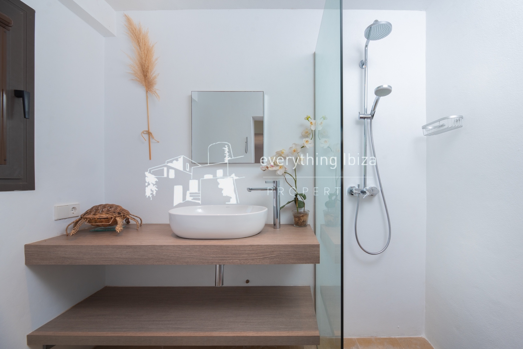 Contemporary elegance meets coastal luxury in this stunning sea-view villa with pool in Ibiza