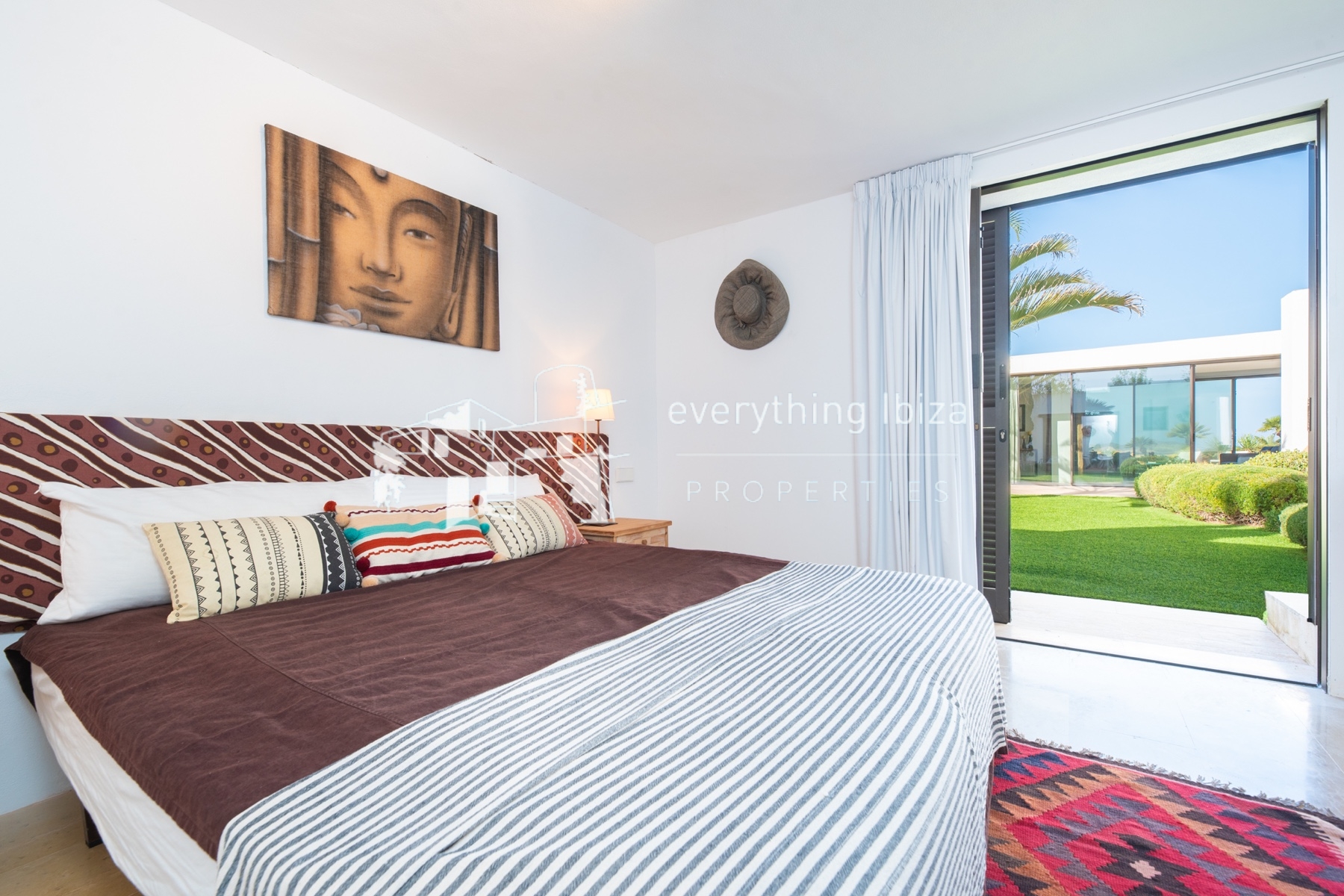 Contemporary elegance meets coastal luxury in this stunning sea-view villa with pool in Ibiza