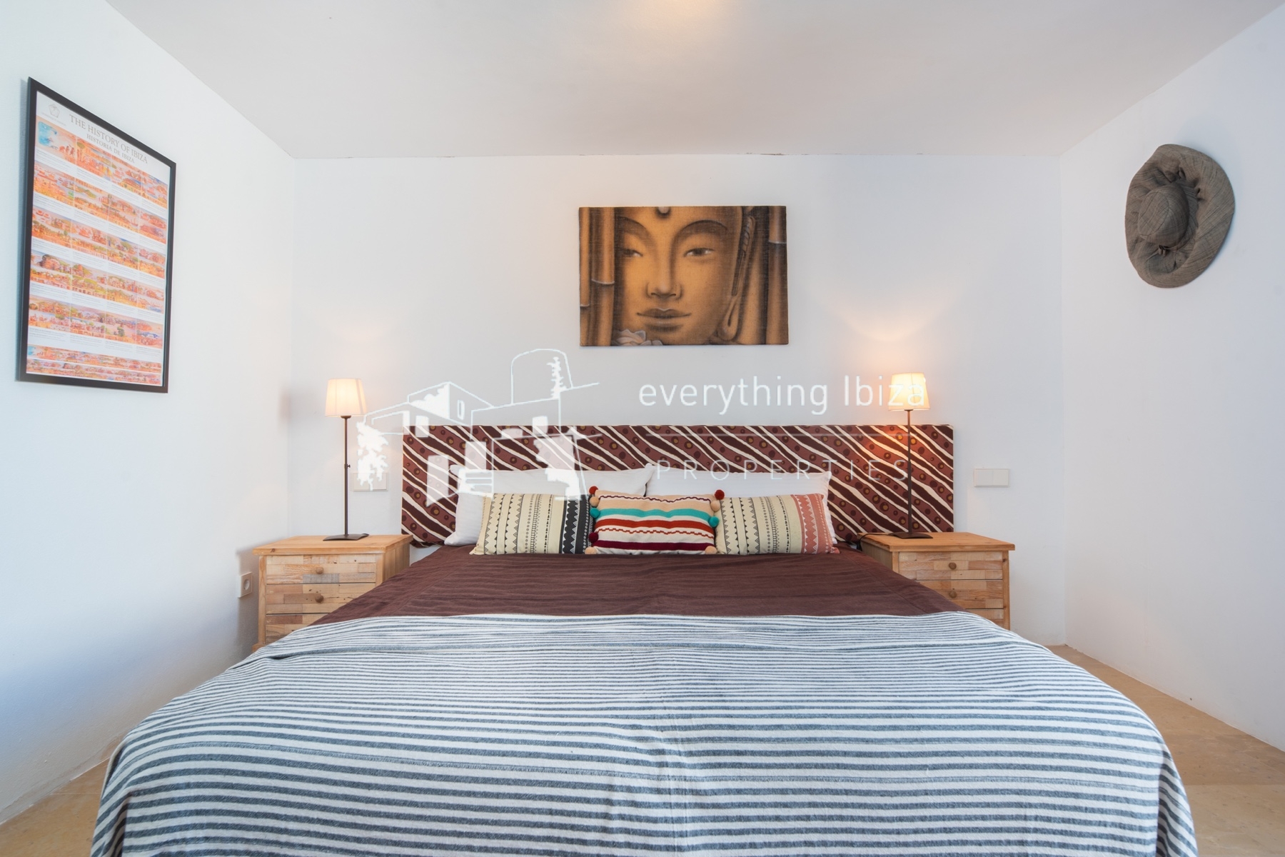 Contemporary elegance meets coastal luxury in this stunning sea-view villa with pool in Ibiza