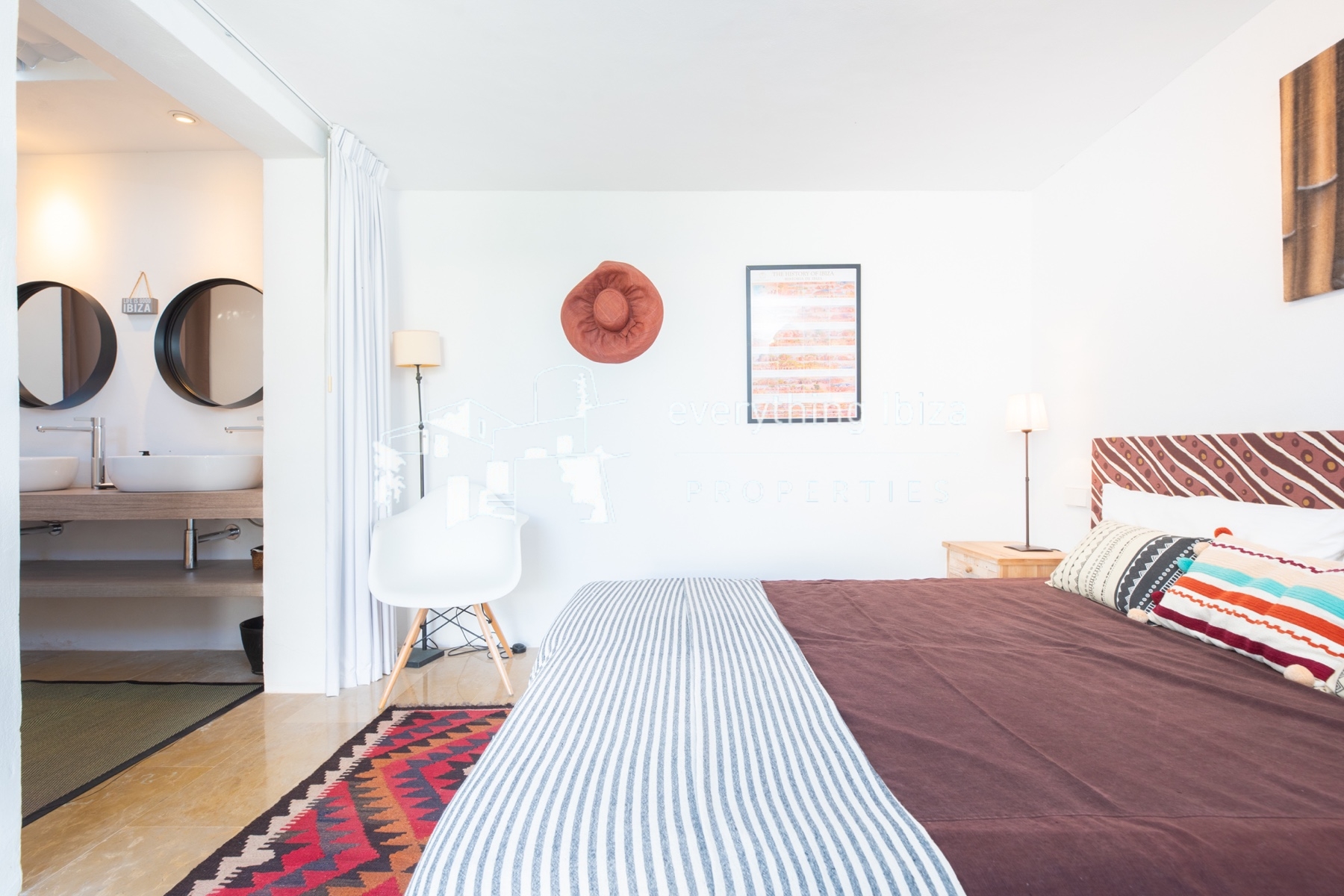 Contemporary elegance meets coastal luxury in this stunning sea-view villa with pool in Ibiza