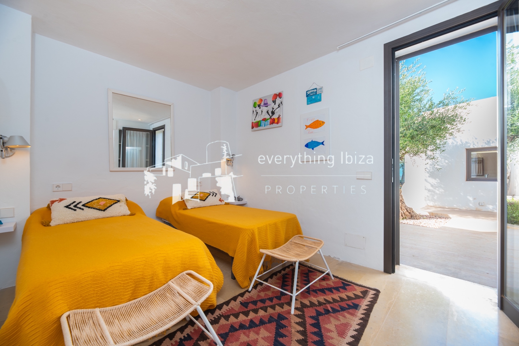 Contemporary elegance meets coastal luxury in this stunning sea-view villa with pool in Ibiza