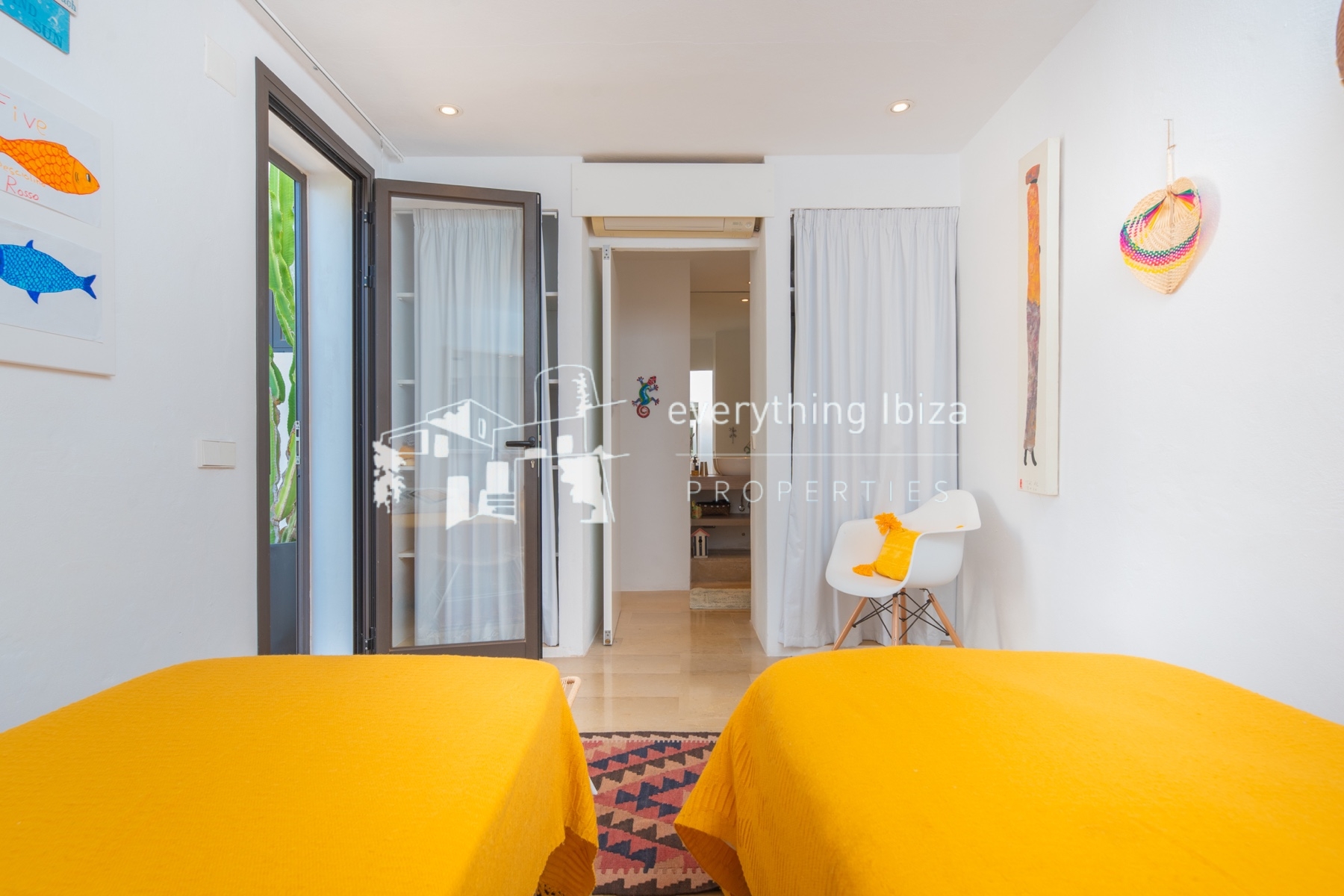 Contemporary elegance meets coastal luxury in this stunning sea-view villa with pool in Ibiza