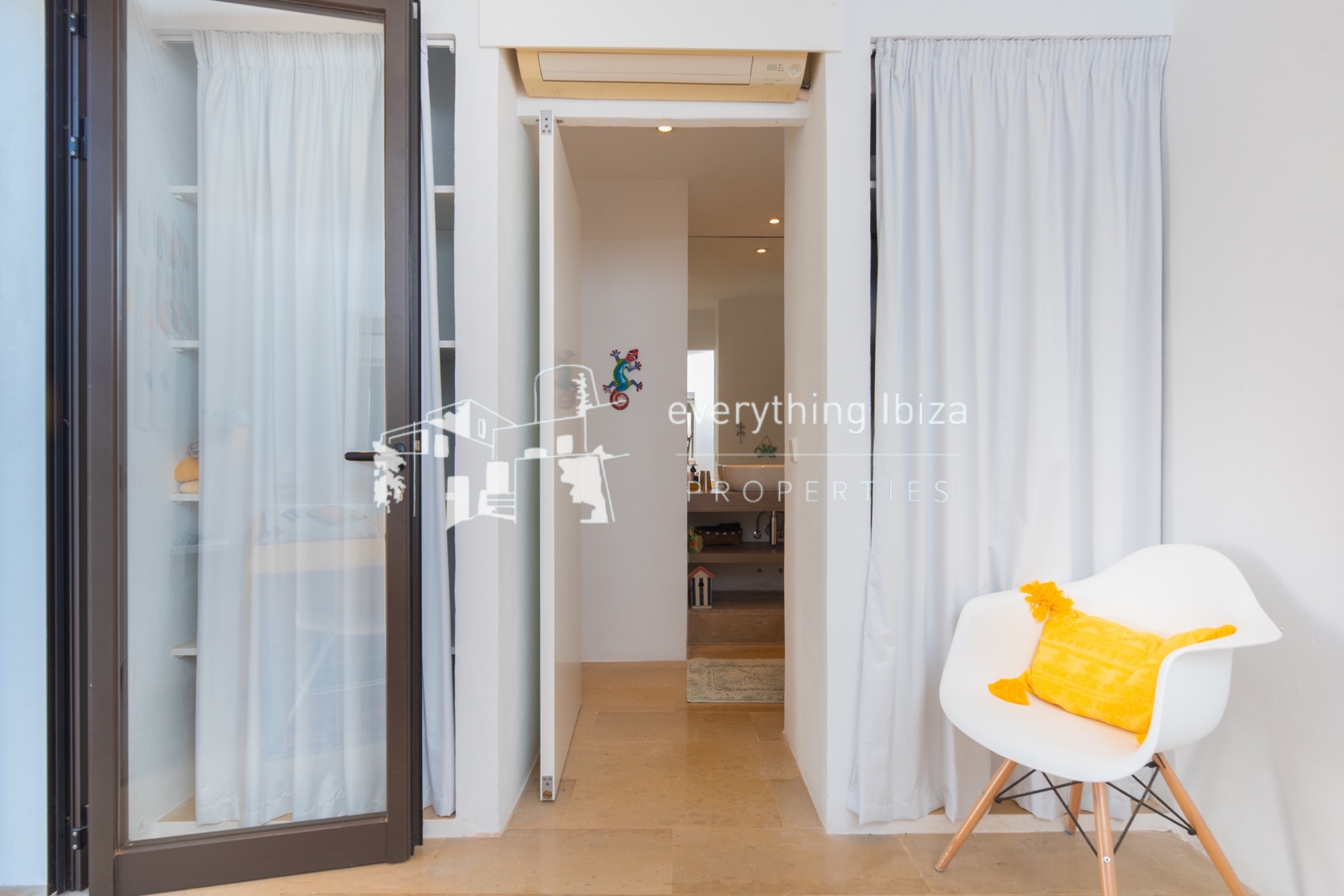 Contemporary elegance meets coastal luxury in this stunning sea-view villa with pool in Ibiza