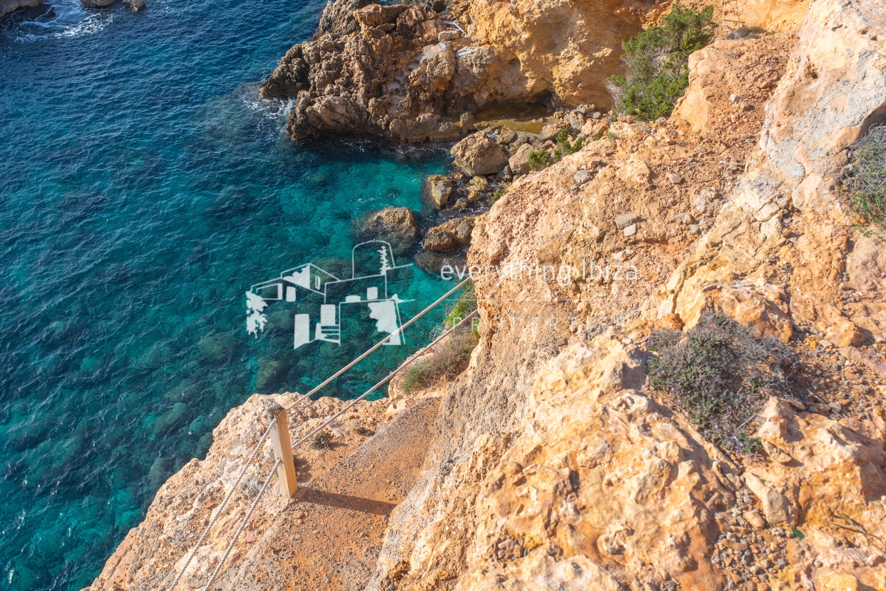 Contemporary elegance meets coastal luxury in this stunning sea-view villa with pool in Ibiza