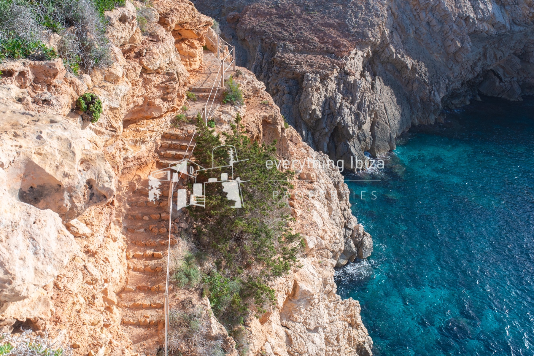 Contemporary elegance meets coastal luxury in this stunning sea-view villa with pool in Ibiza