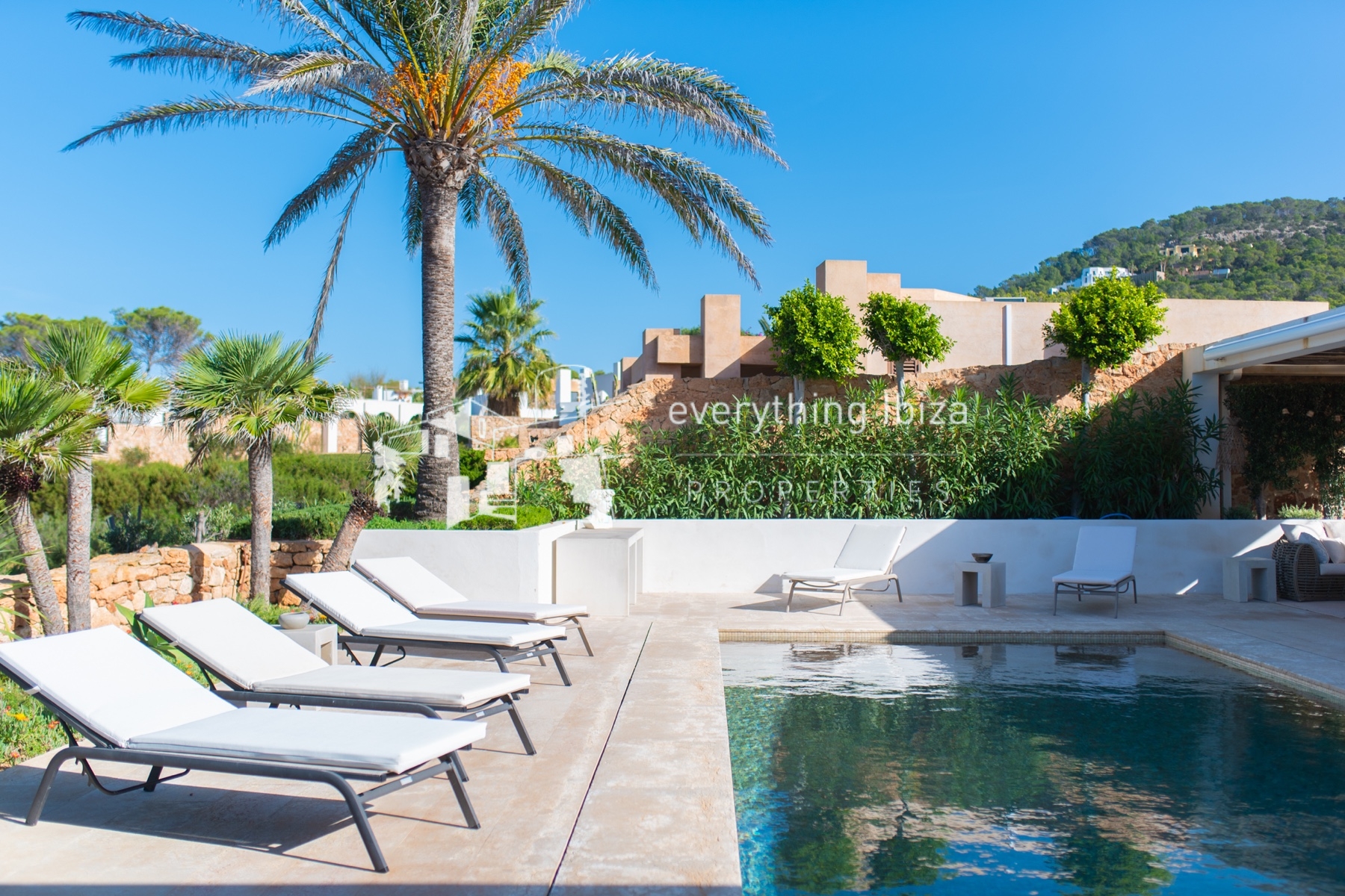 Contemporary elegance meets coastal luxury in this stunning sea-view villa with pool in Ibiza