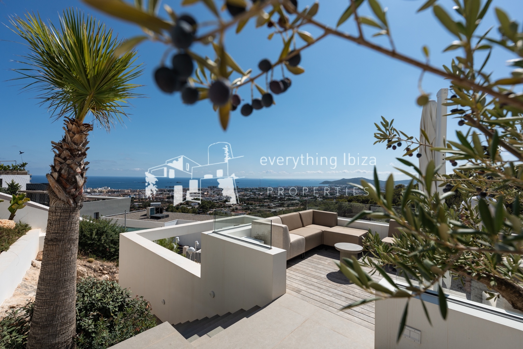 Chic Cosmopolitan Villa Close to Ibiza Town with Stunning Panoramic Elevated Views by everything ibiza Properties - ref. 1863