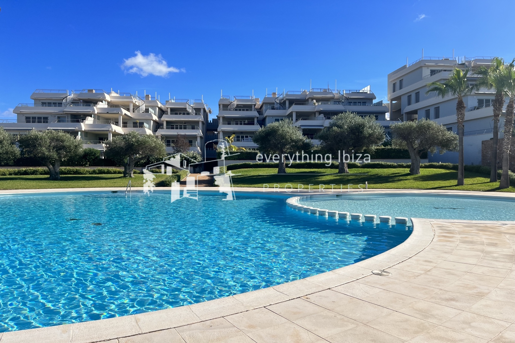 Impressive 2 Bed Apartment in Elite Residential Complex Close to Cala Tarida Beach by everything ibiza Properties - ref. 1864