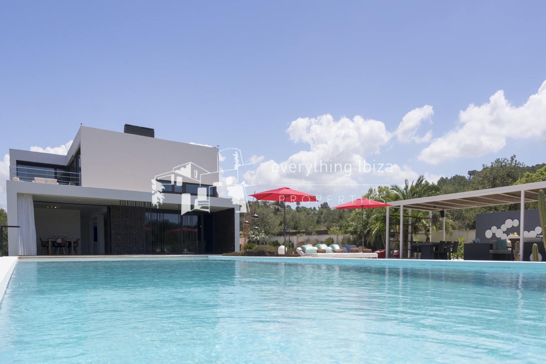 Contemporary Prestige Villa in Beautiful Benimussa Valley with Pool, Touristic License and Privacy - ref. 1866 - by everything ibiza Properties