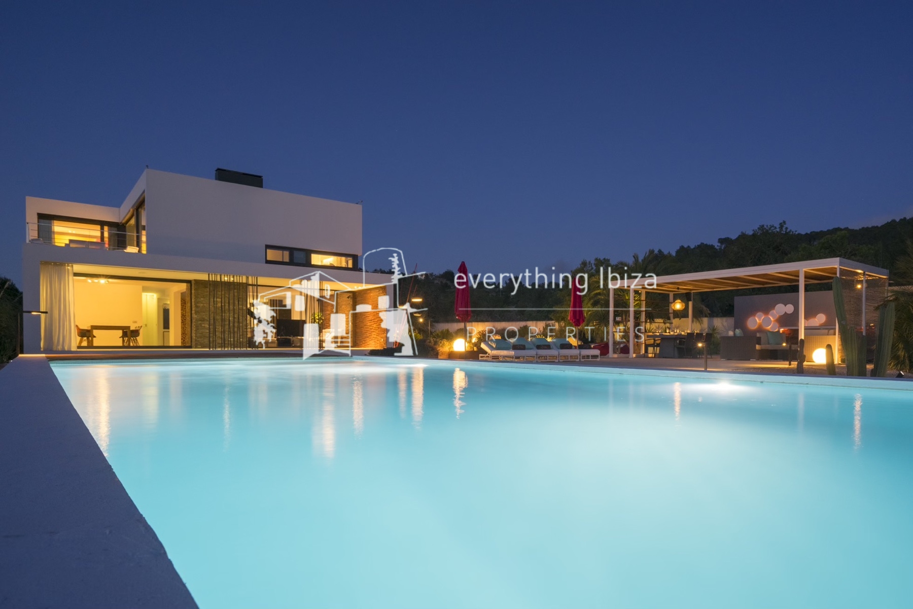 Contemporary Prestige Villa in Beautiful Benimussa Valley with Pool, Touristic License and Privacy - ref. 1866 - by everything ibiza Properties