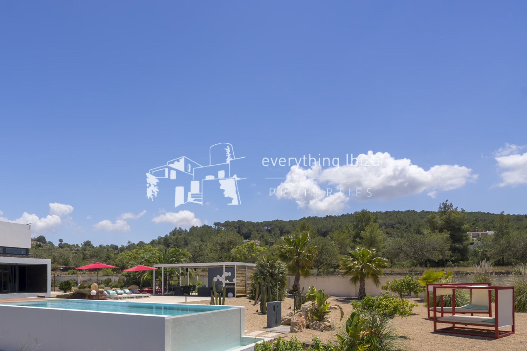 Contemporary Prestige Villa in Beautiful Benimussa Valley with Pool, Touristic License and Privacy - ref. 1866 - by everything ibiza Properties