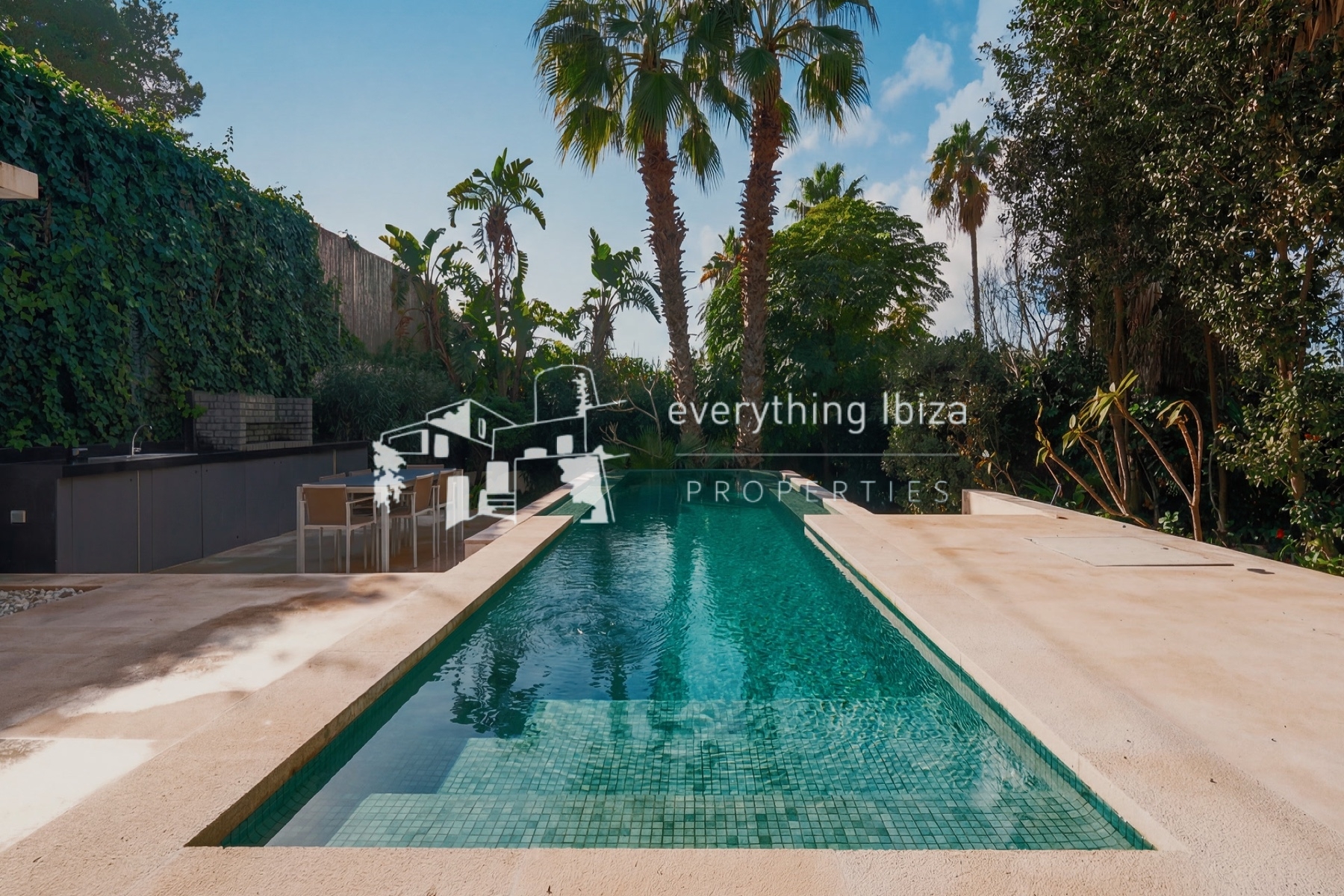 Elegant Modern Villa with Private Infinity Pool, Mediterranean Gardens and Panoramic Views - ref. 1876 - by everything ibiza Properties