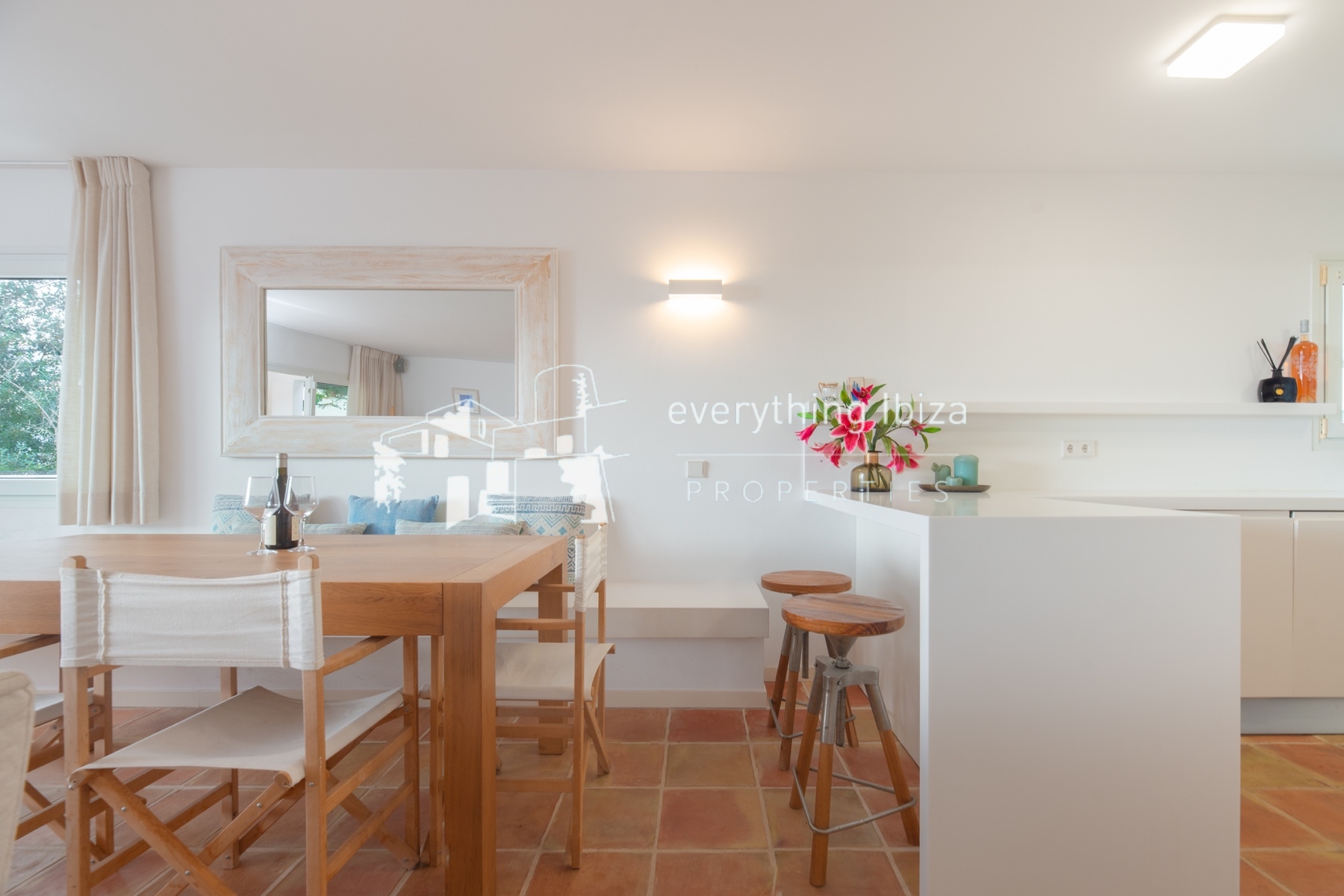 Elegant Modern Villa with Private Infinity Pool, Mediterranean Gardens and Panoramic Views - ref. 1876 - by everything ibiza Properties