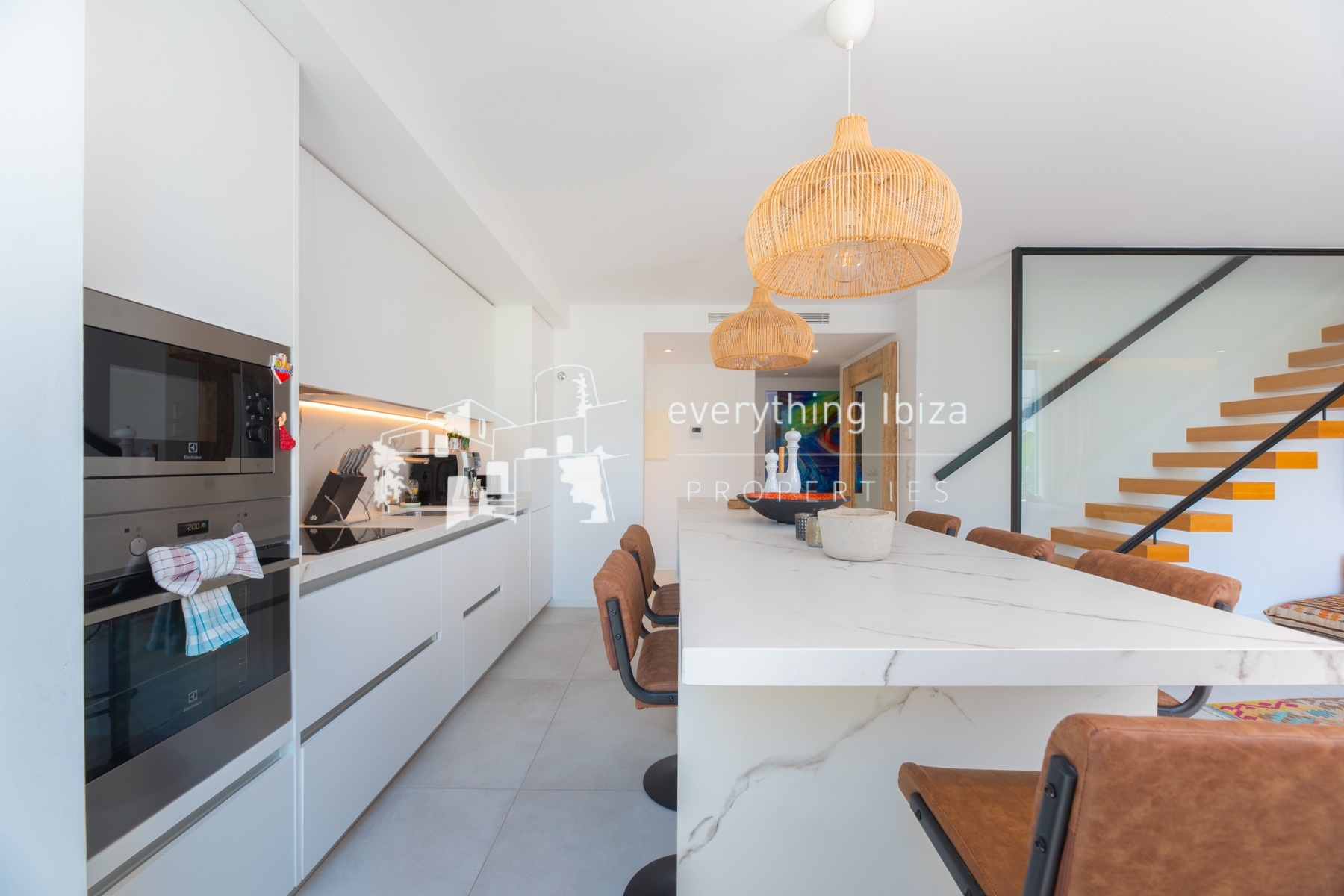 Contemporary Penthouse Apartment in Jesus with Super Rooftop Terrace and Pool - ref. 1877 - by everything ibiza Properties