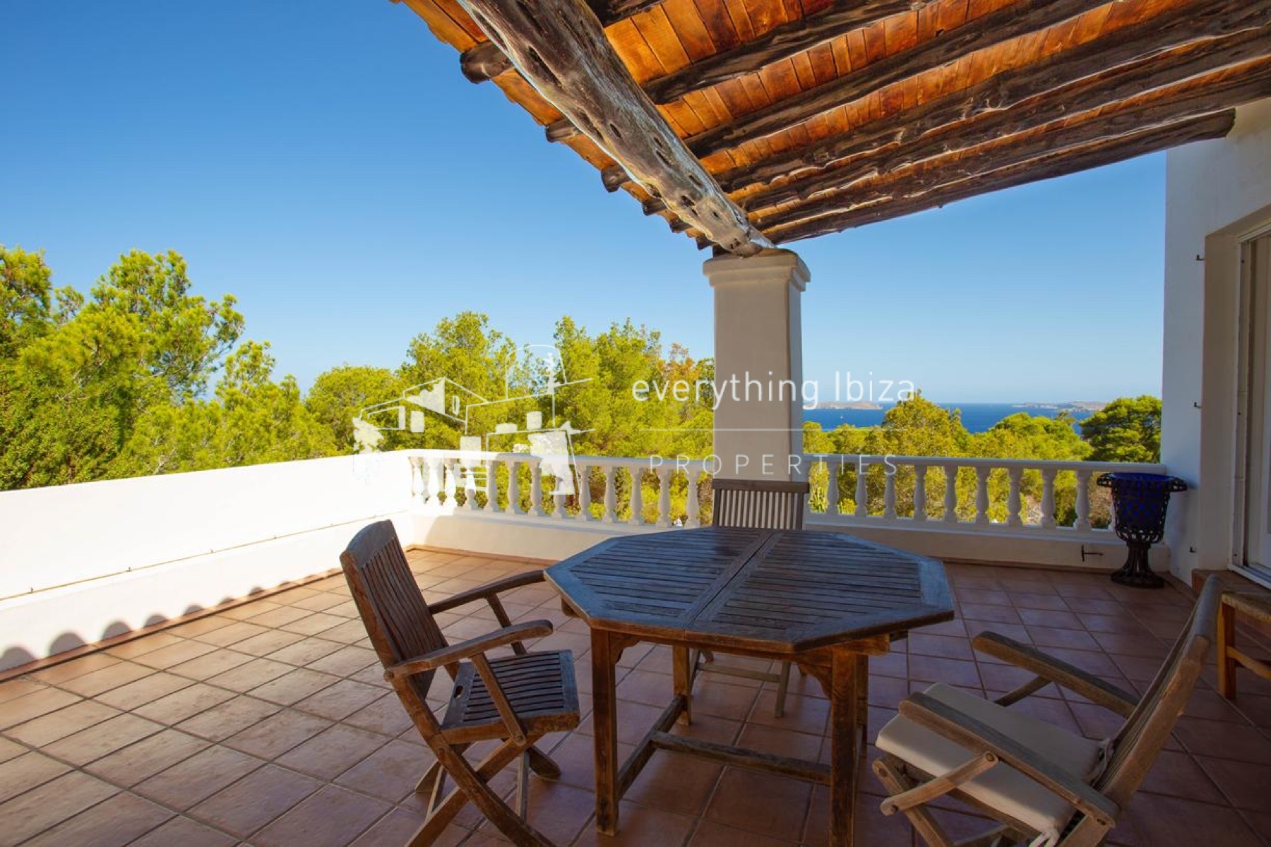Elegant Licensed Villa with Panoramic Sea Views, Ultimate Privacy & Timeless Mediterranean Appeal - ref. 1878 - by everything ibiza Properties
