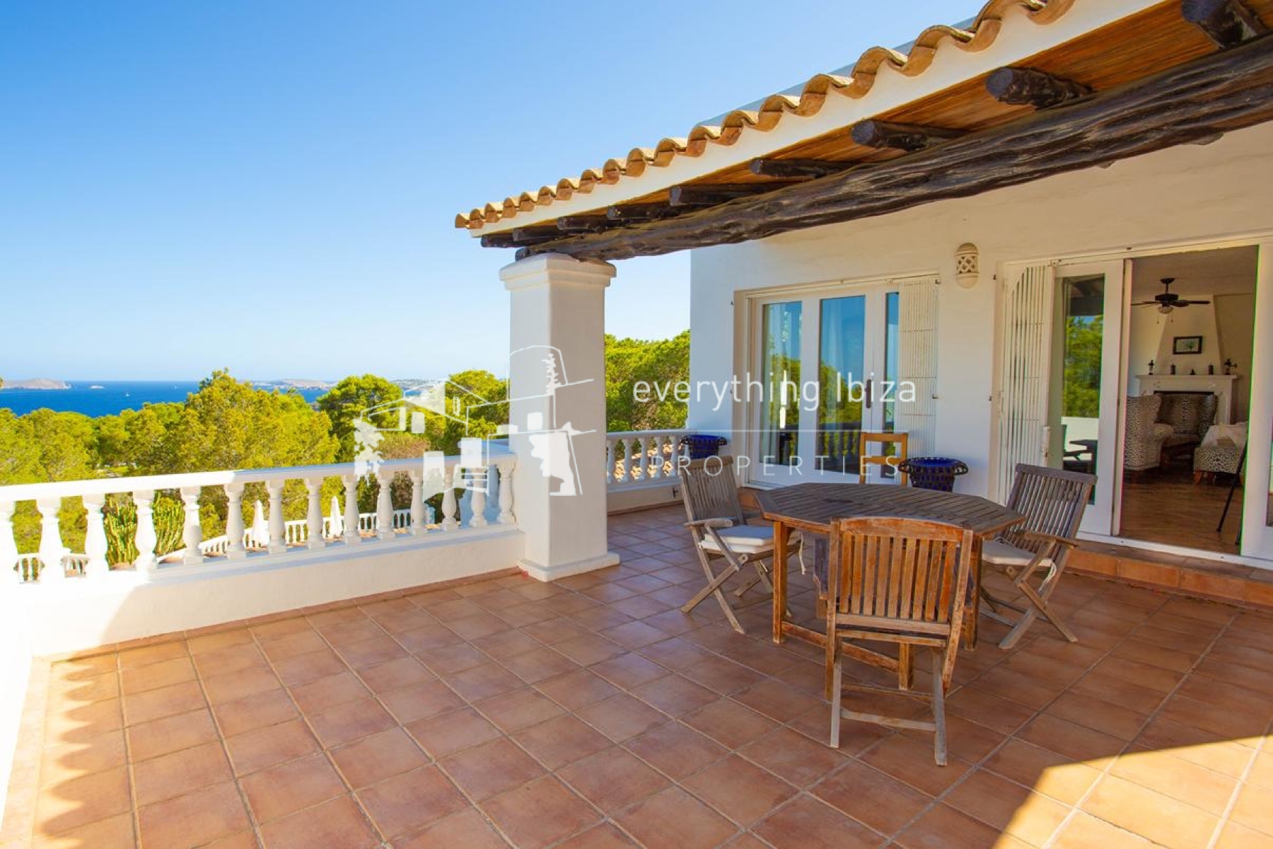 Elegant Licensed Villa with Panoramic Sea Views, Ultimate Privacy & Timeless Mediterranean Appeal - ref. 1878 - by everything ibiza Properties