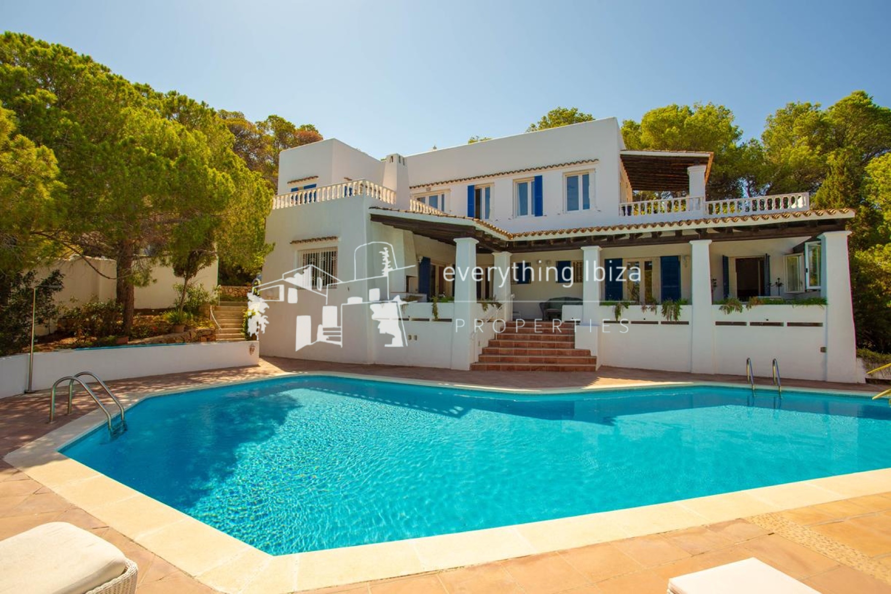 Elegant Licensed Villa with Panoramic Sea Views, Ultimate Privacy & Timeless Mediterranean Appeal - ref. 1878 - by everything ibiza Properties