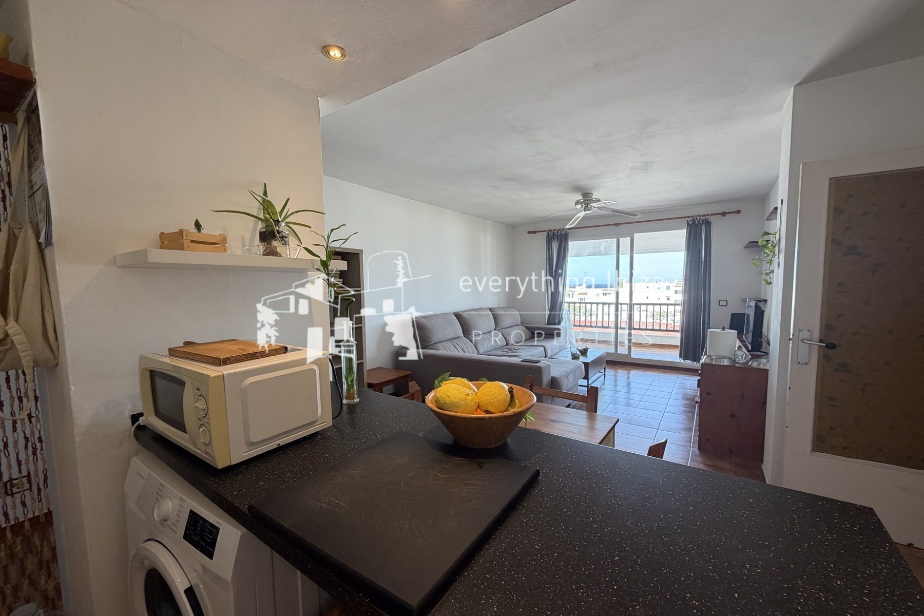 Cosy Homely Penthouse Apartment Close to the Nearby Beach with Sea and Coastal Views - ref. 1879 - by everything ibiza Properties