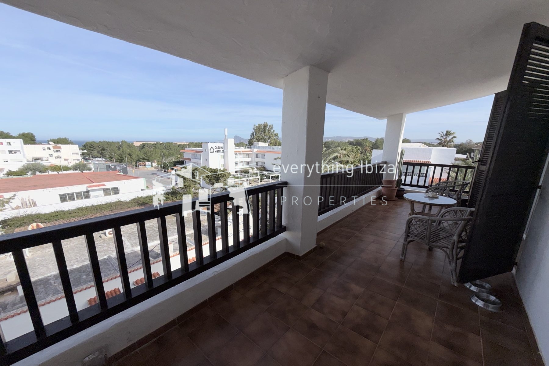 Cosy Homely Penthouse Apartment Close to the Nearby Beach with Sea and Coastal Views - ref. 1879 - by everything ibiza Properties